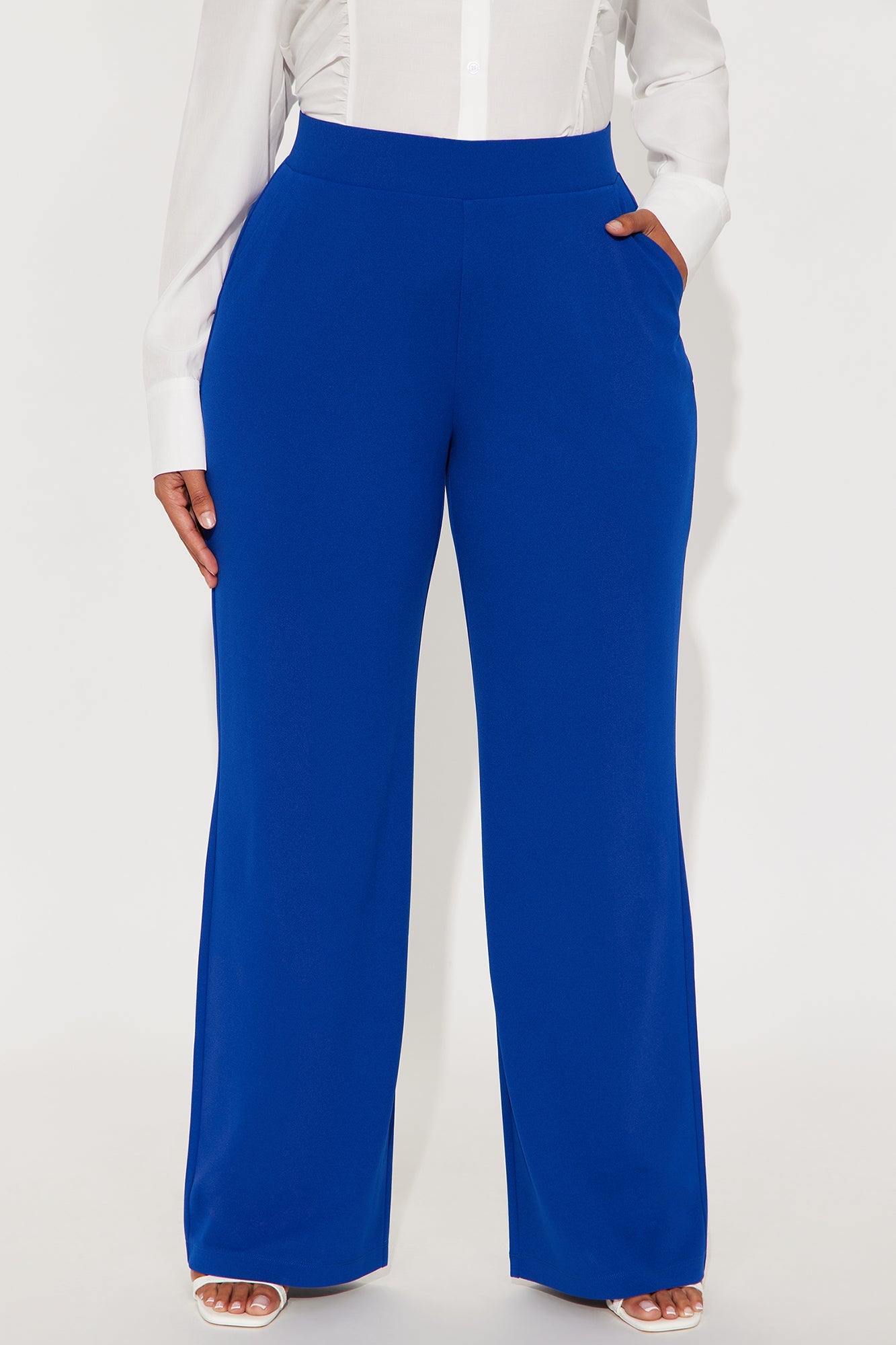 Celine Aria Wide Leg Pants - Royal
