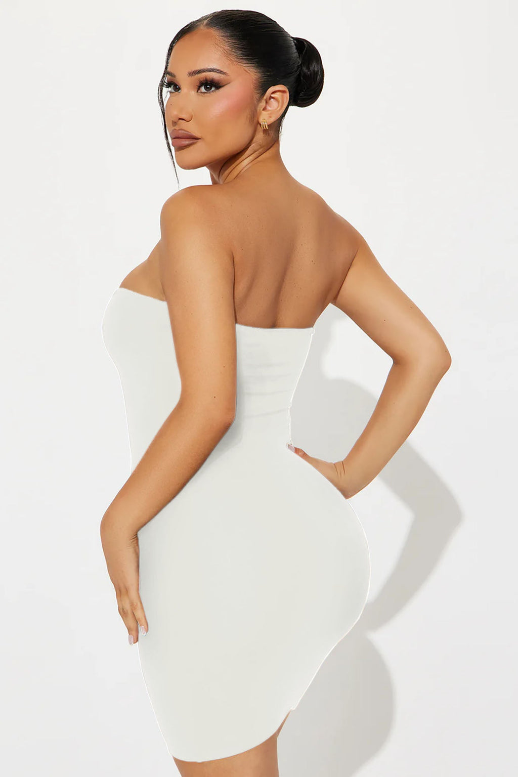 Sweet Date Double Lined Mini Dress - Cream