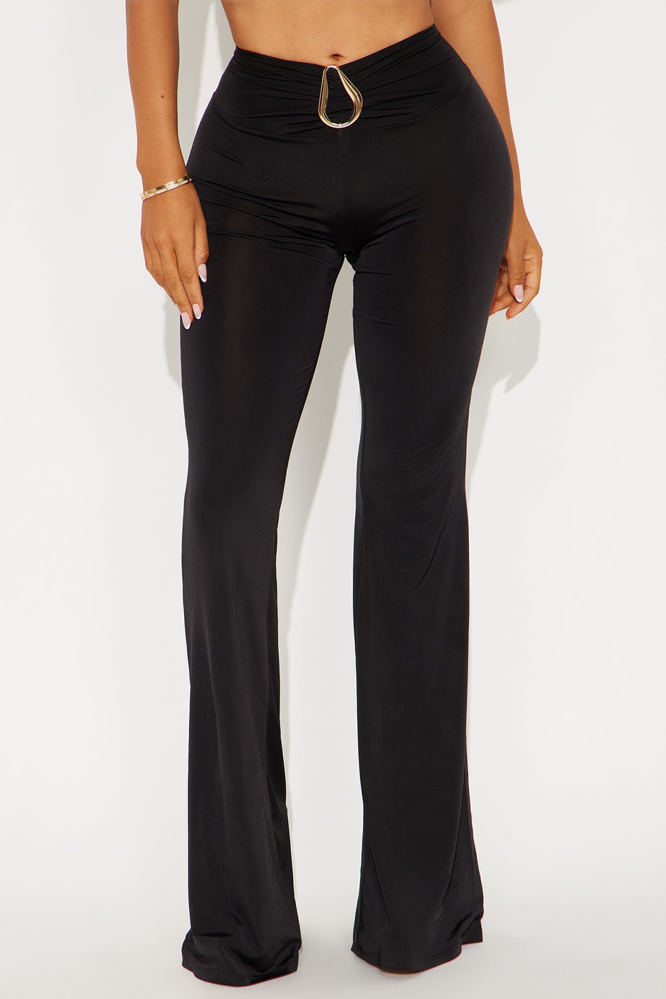 Pure Temptation Low Rise Flare Pant - Black