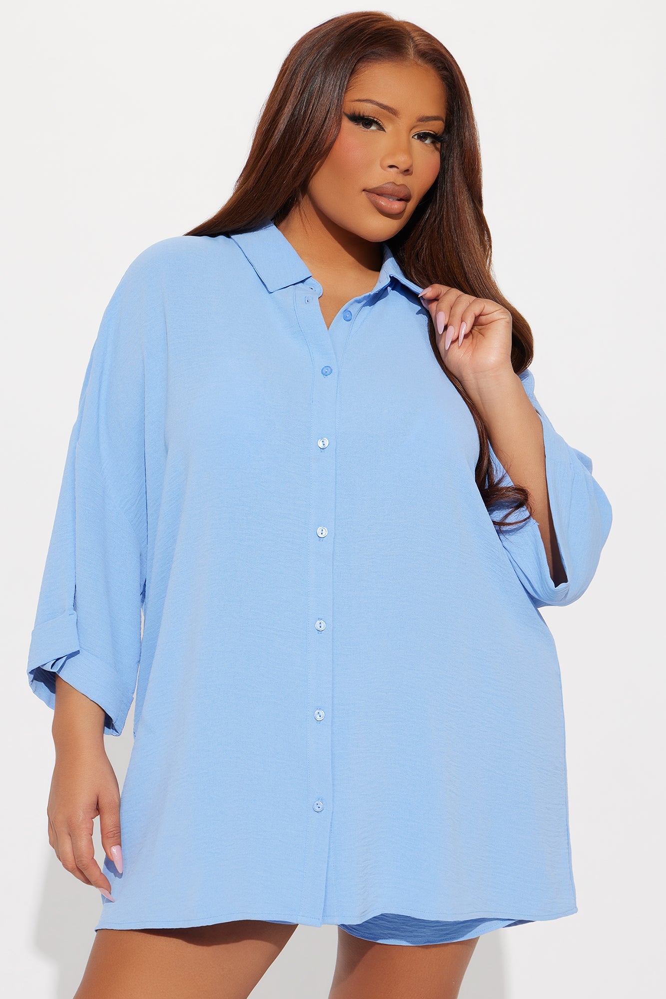 Pura Vida Short Set - Periwinkle