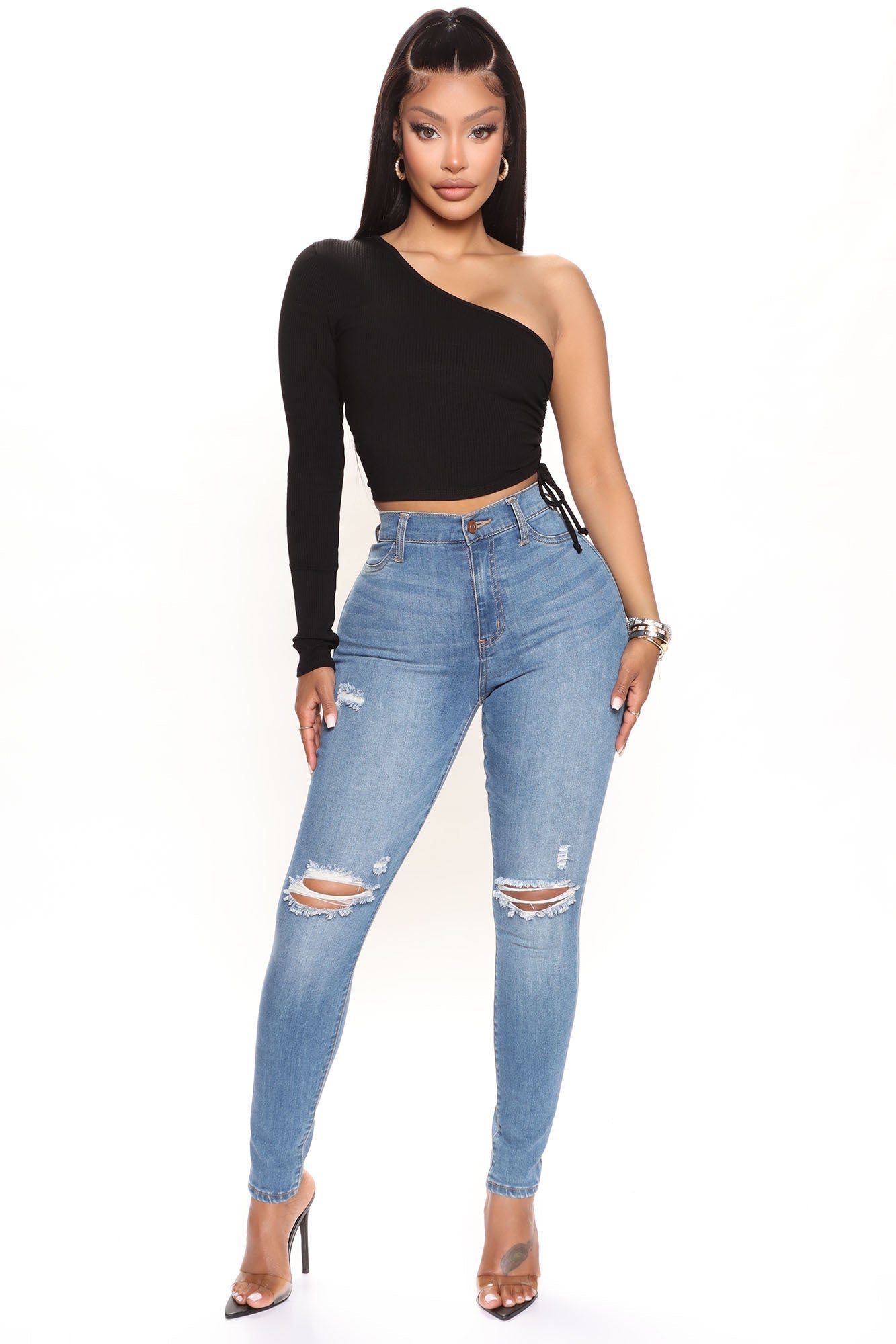 Our Favorite High Rise Skinny Jeans - Medium Blue Wash