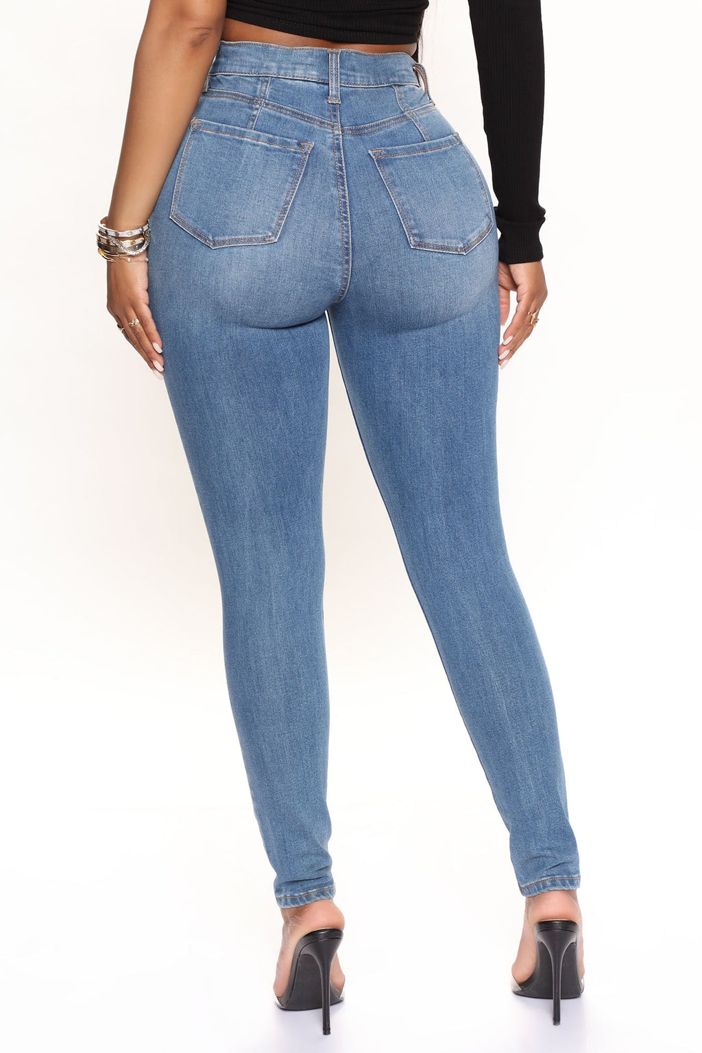 Our Favorite High Rise Skinny Jeans - Medium Blue Wash