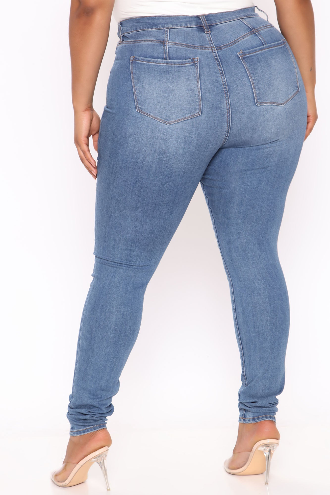 Tall Our Favorite High Rise Skinny Jeans - Medium Blue Wash