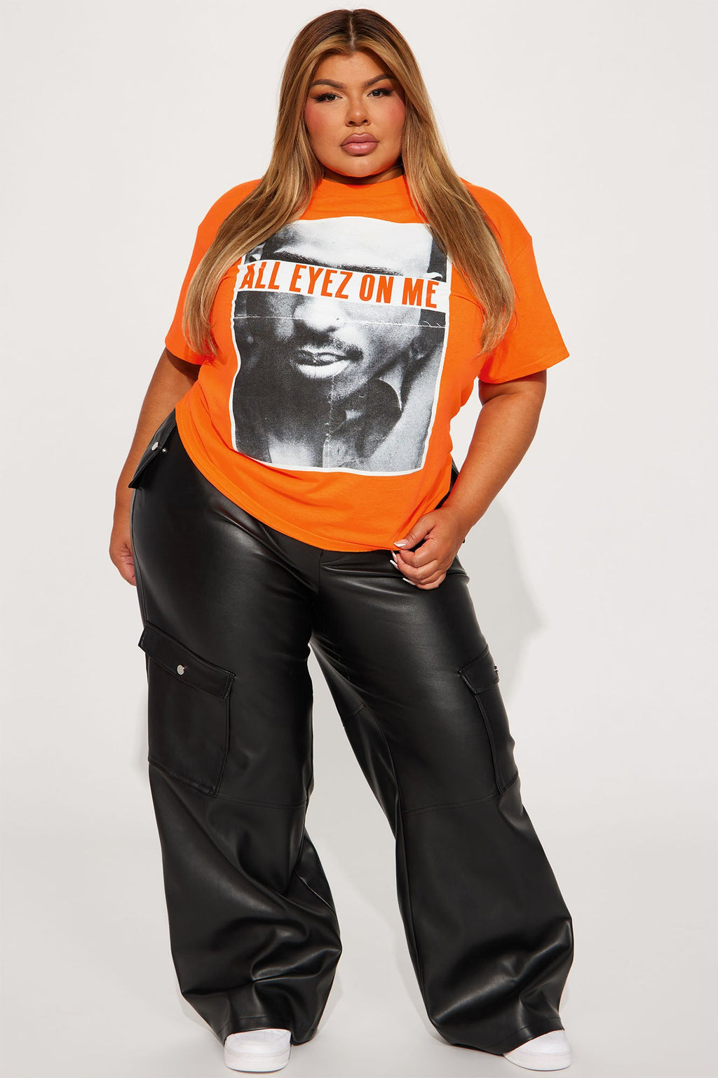 All Eyes On Me Top - Orange