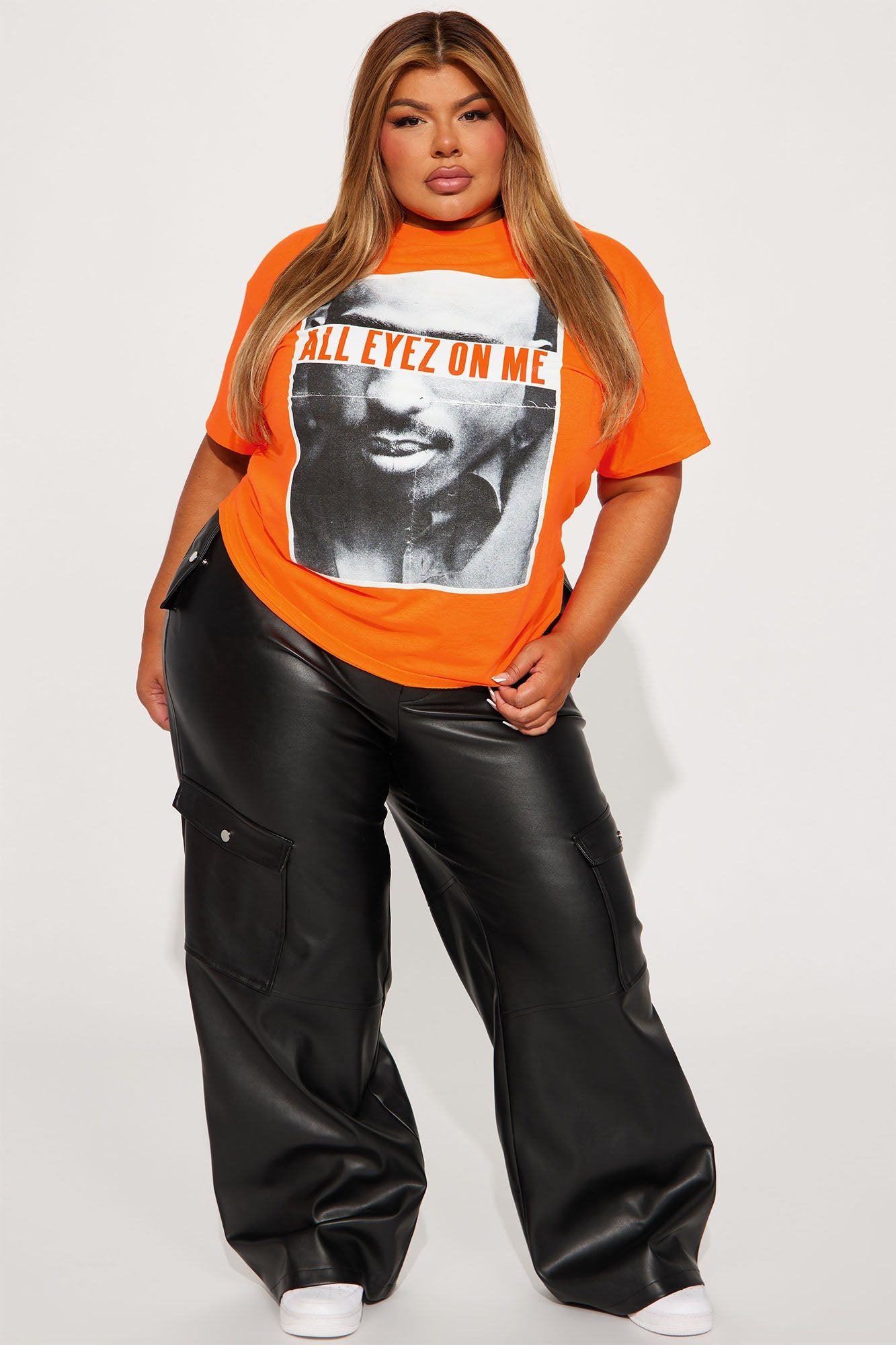 All Eyes On Me Top - Orange