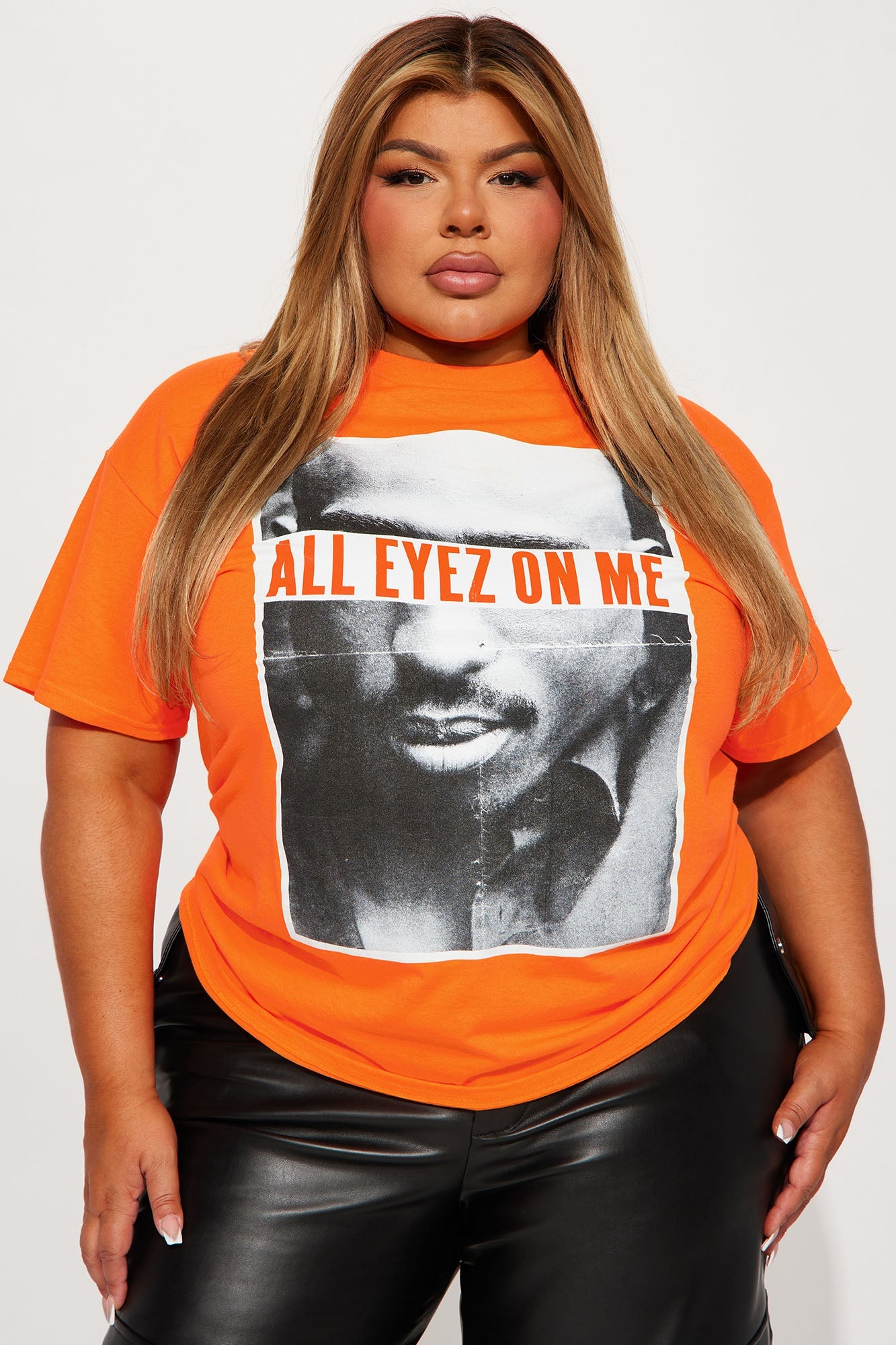 All Eyes On Me Top - Orange