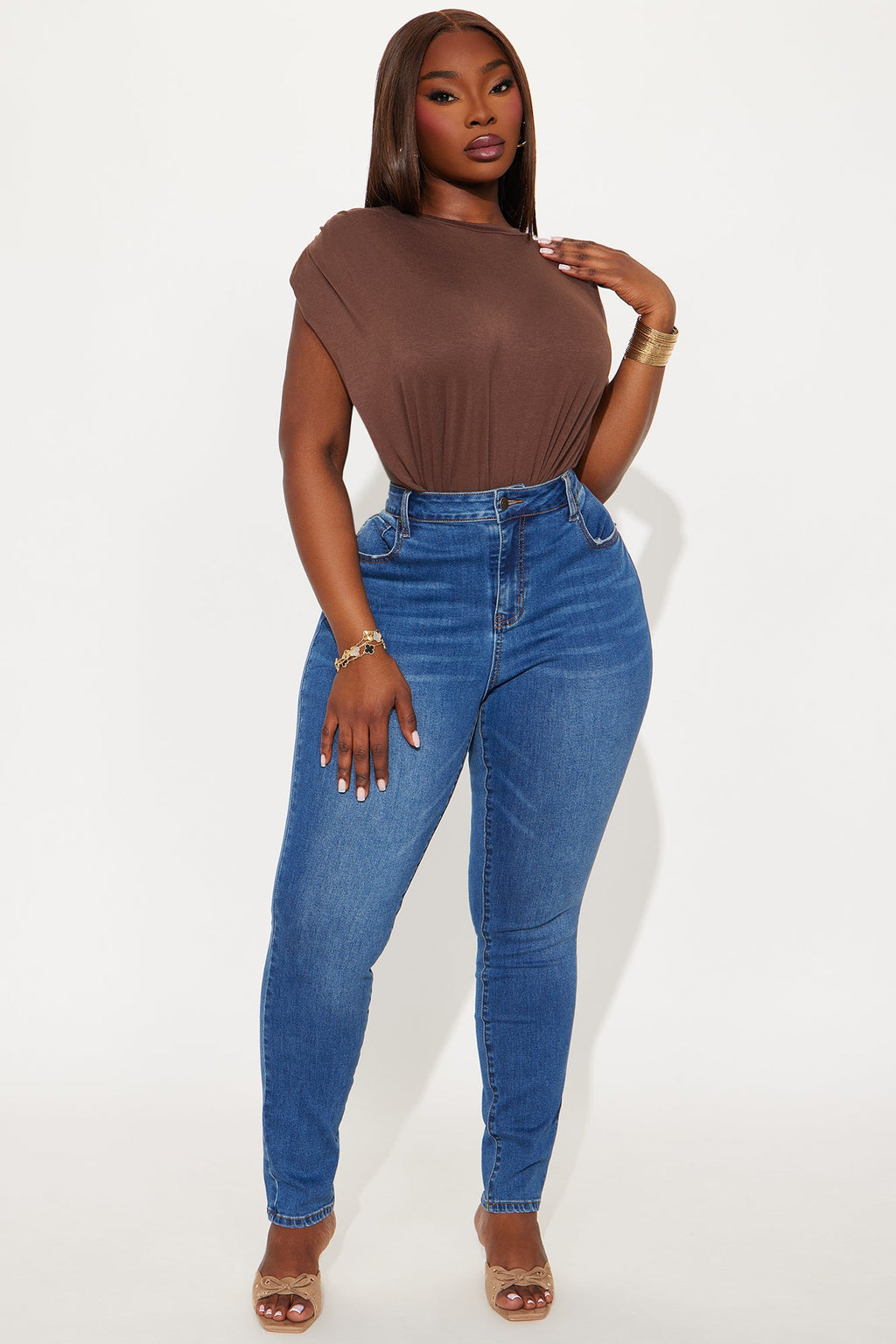 Tall Top Of The Line Stretch Skinny Jeans - Medium Wash