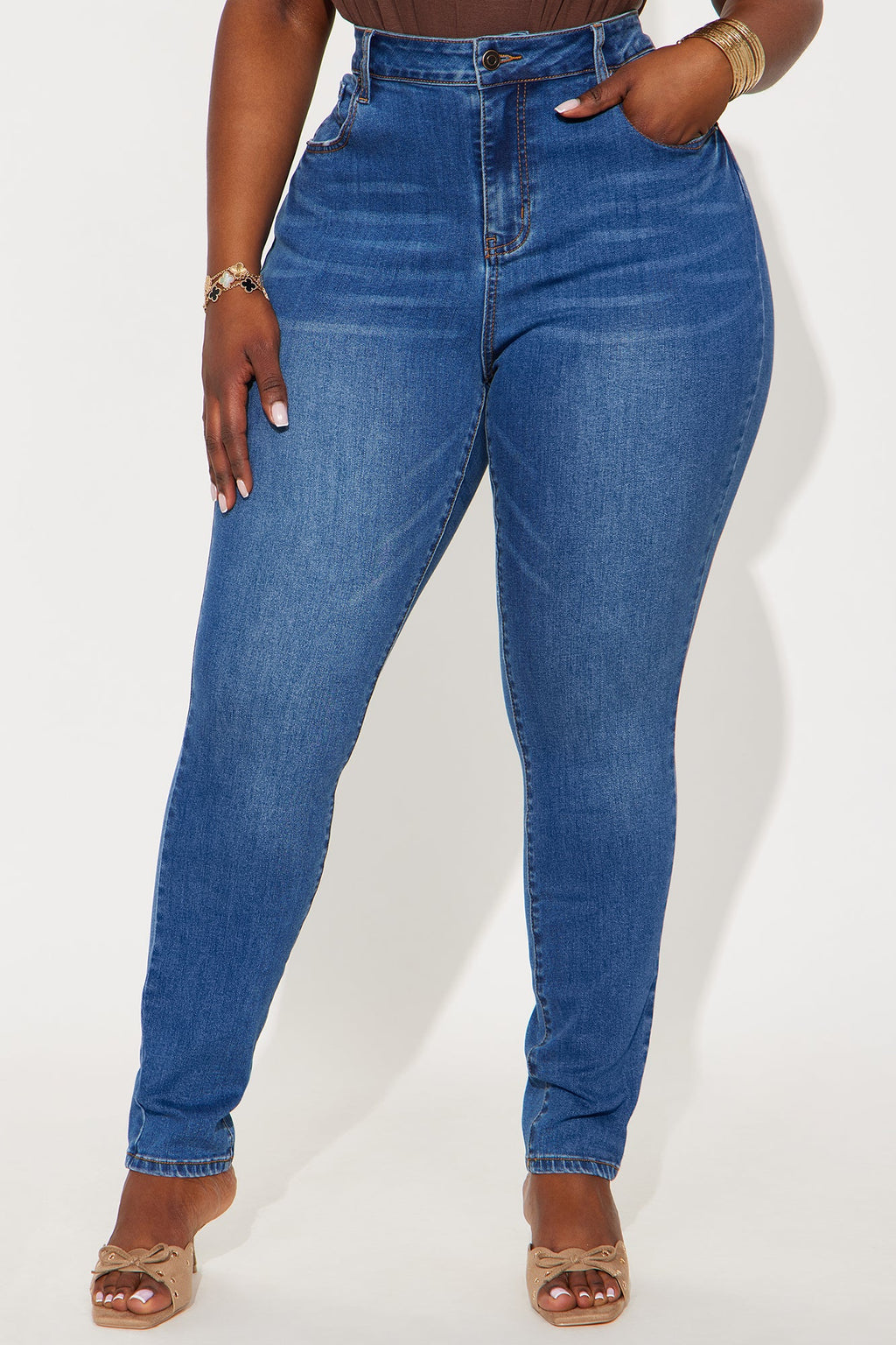 Tall Top Of The Line Stretch Skinny Jeans - Medium Wash