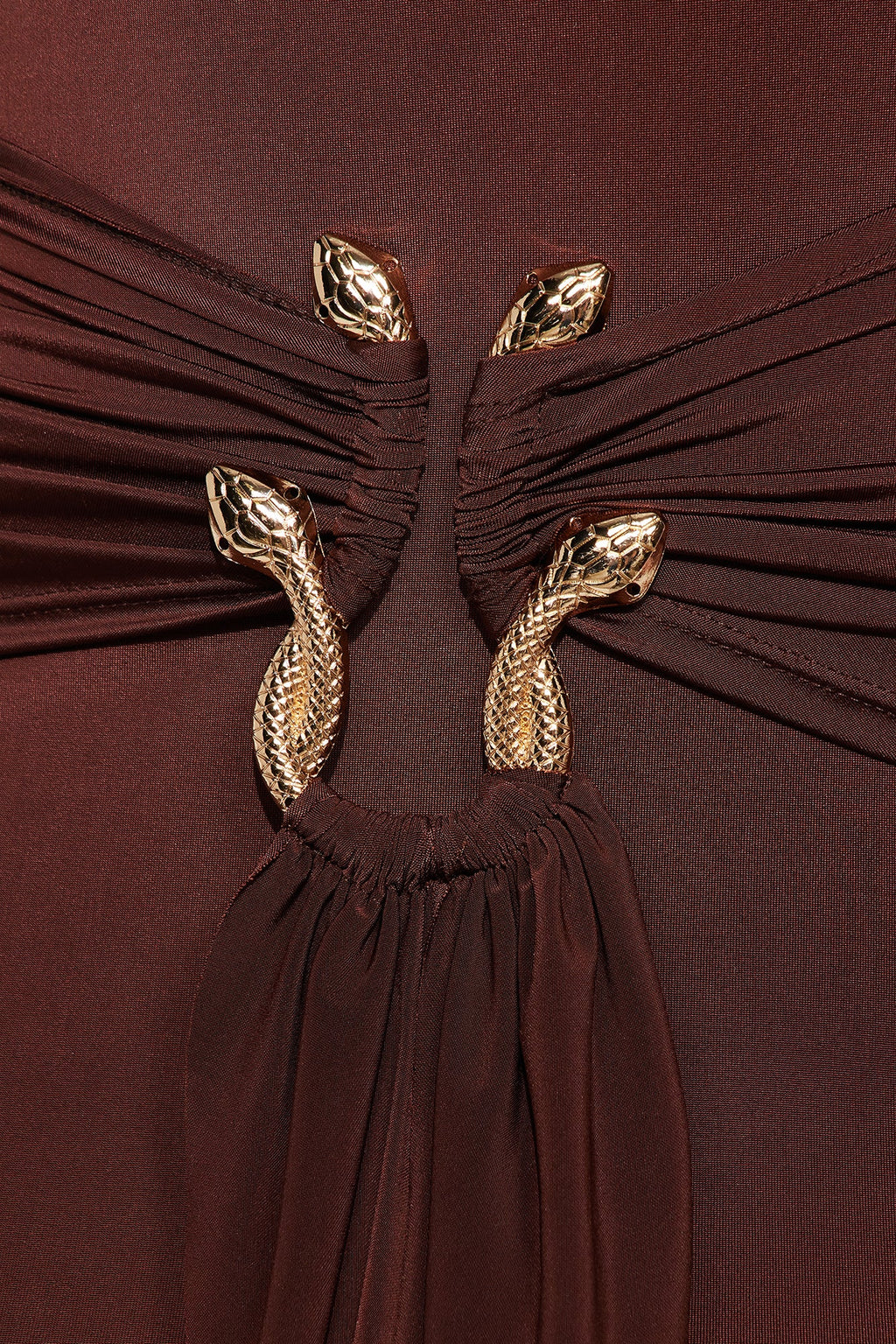 In The Moment Sleeveless Mini Dress - Chocolate