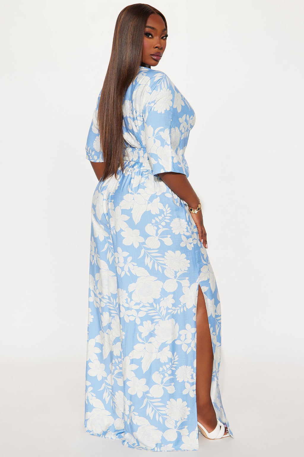 Wander In Paradise Pant Set - Light Blue