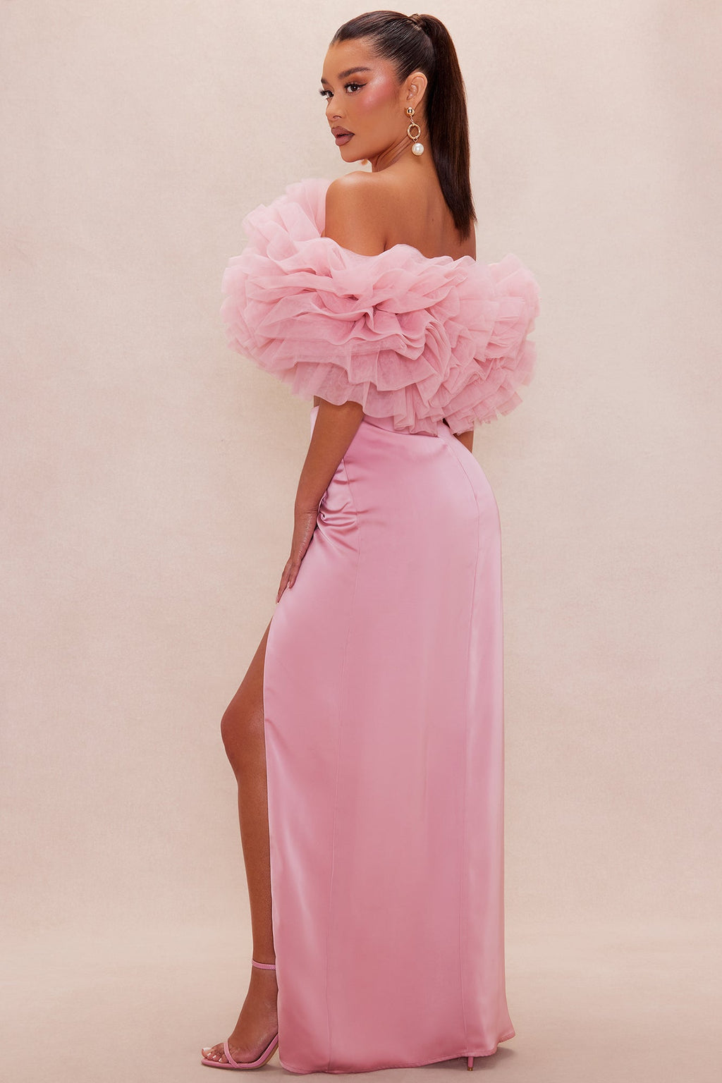 Olivia Corset Skirt Set - Rose