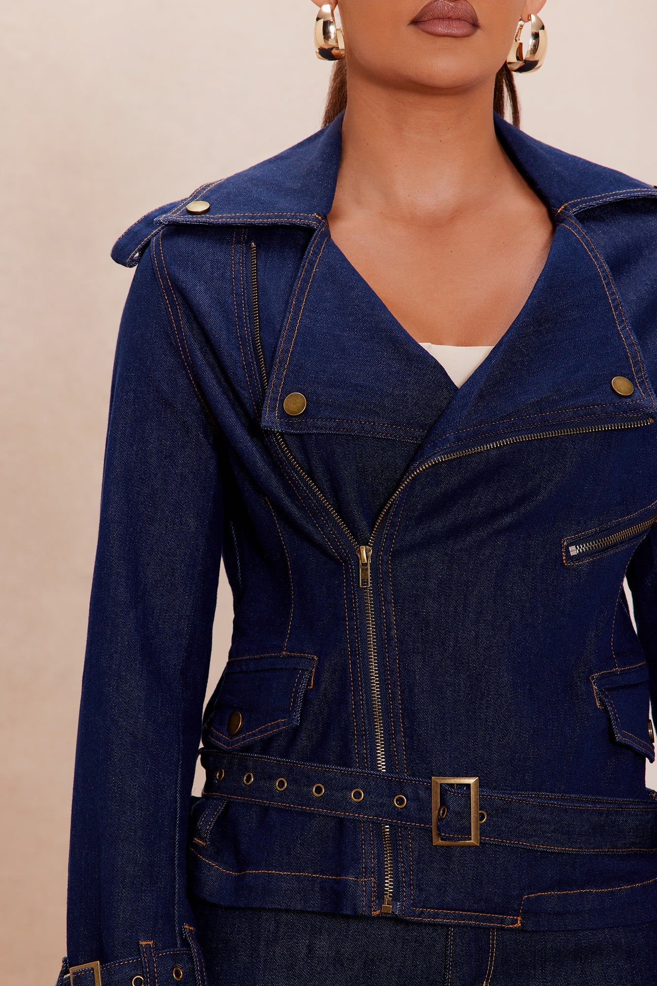 Chelsey Denim Jacket - Dark Wash