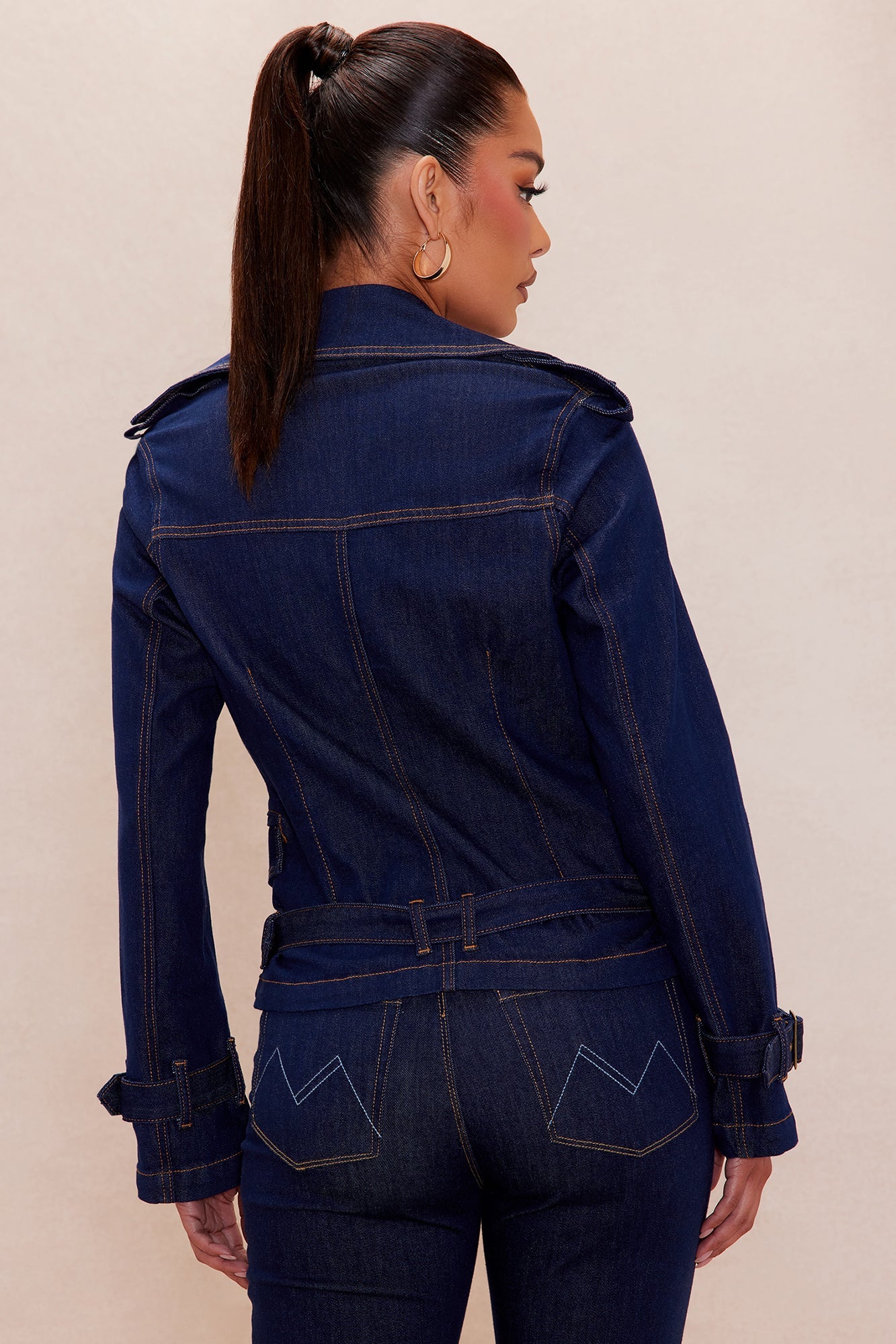 Chelsey Denim Jacket - Dark Wash
