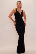 Clementine Bandage Maxi Dress - Black