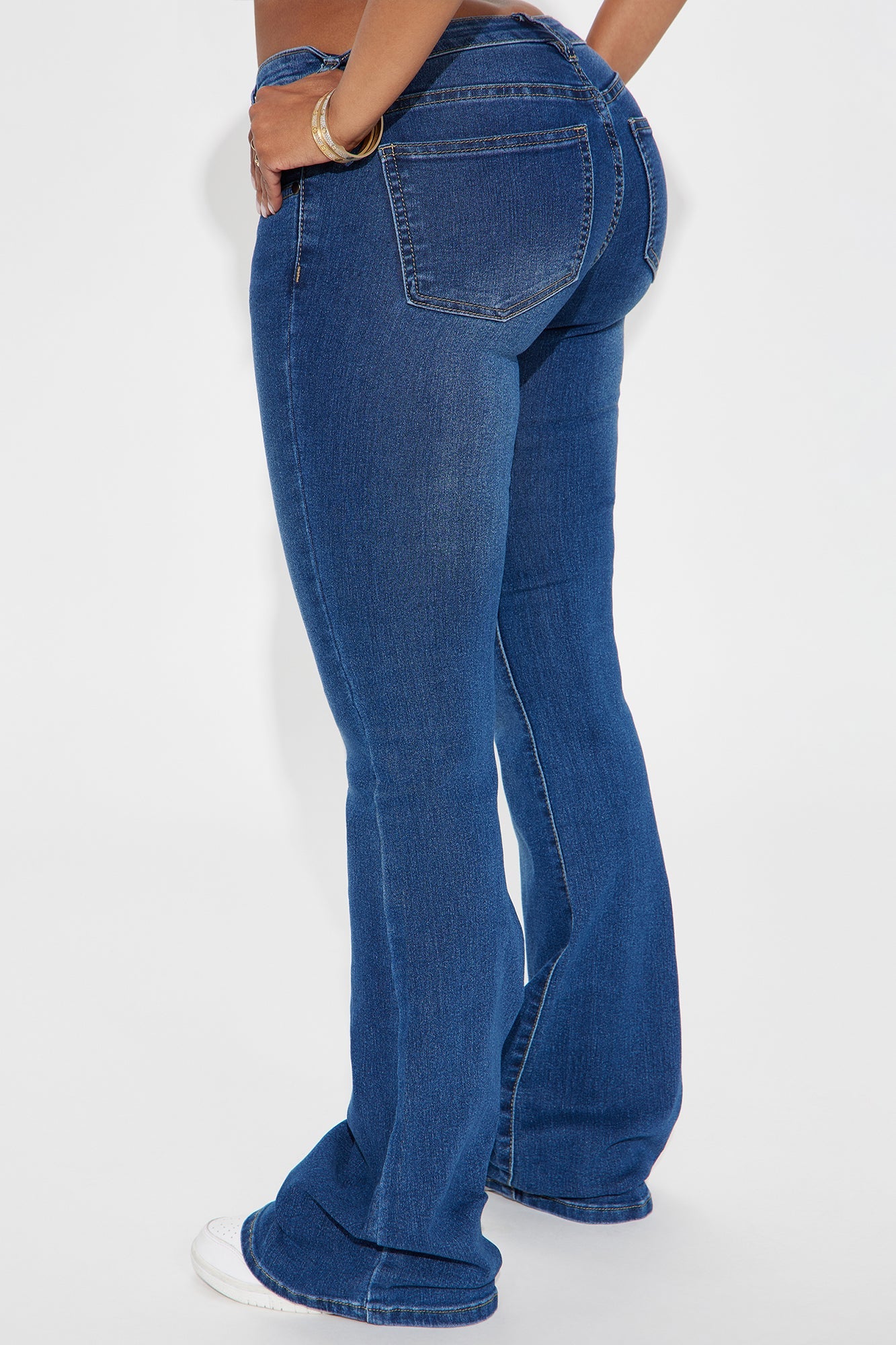 Everyday Low Rise Flare Jeans - Dark Wash