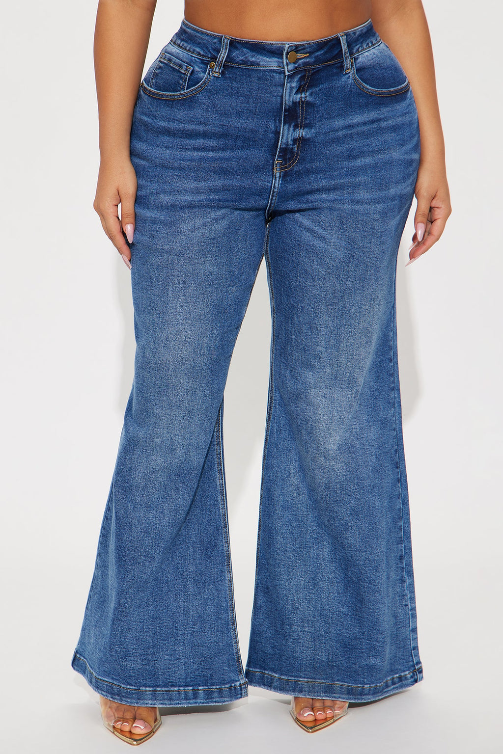 Bleecker Baby Wide Leg Jeans - Medium Wash