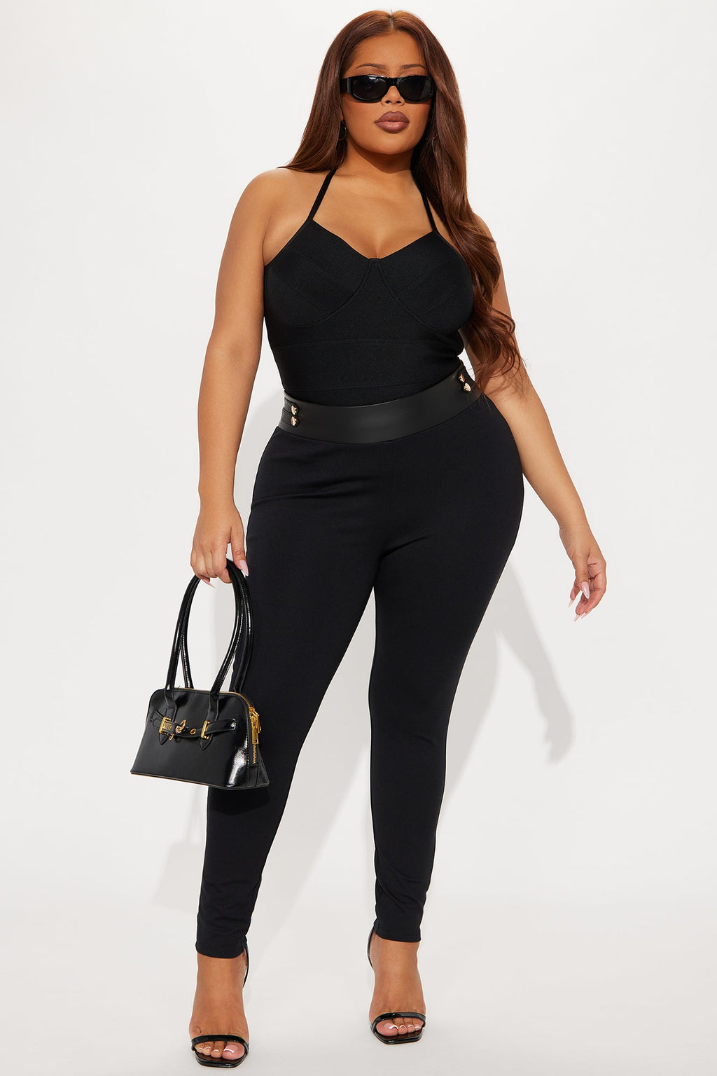 Kendra Ponte Leggings - Black
