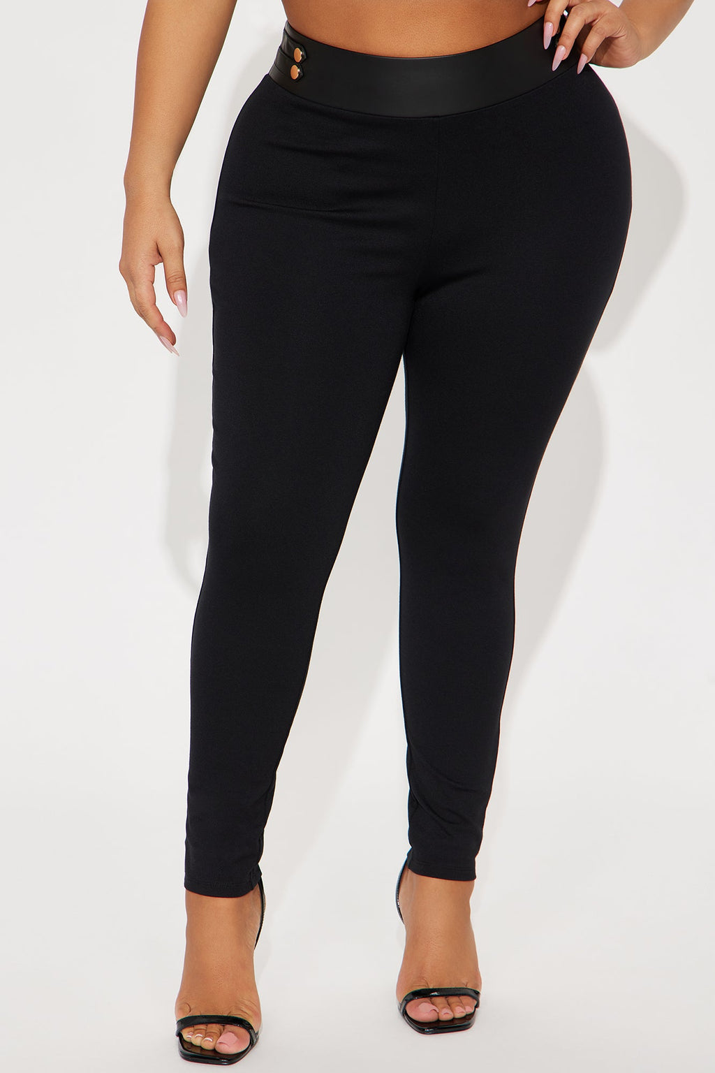 Kendra Ponte Leggings - Black