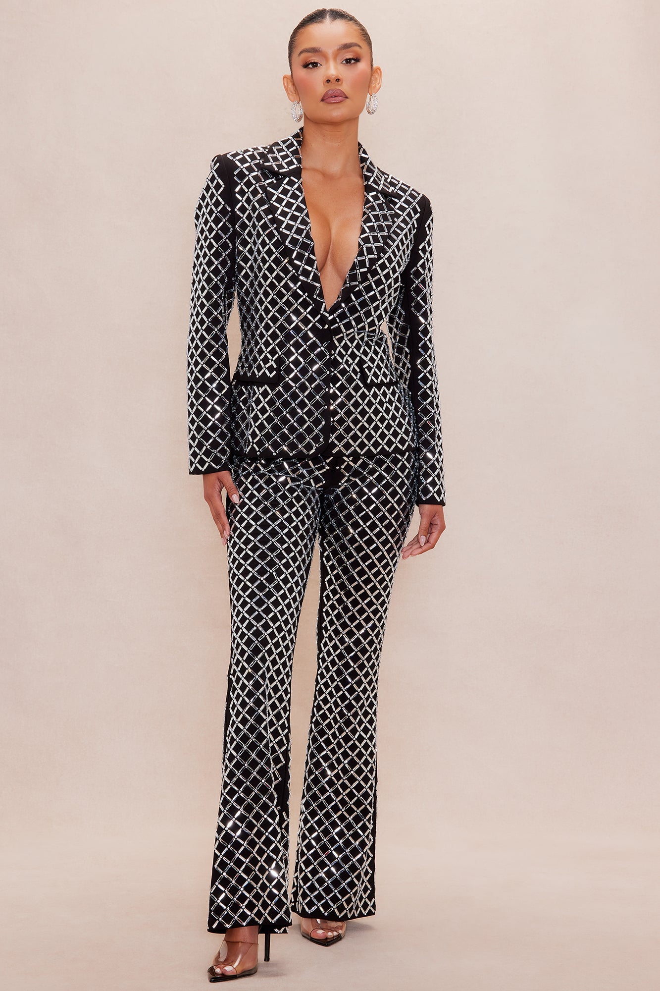 Koko Embellished Blazer - Black