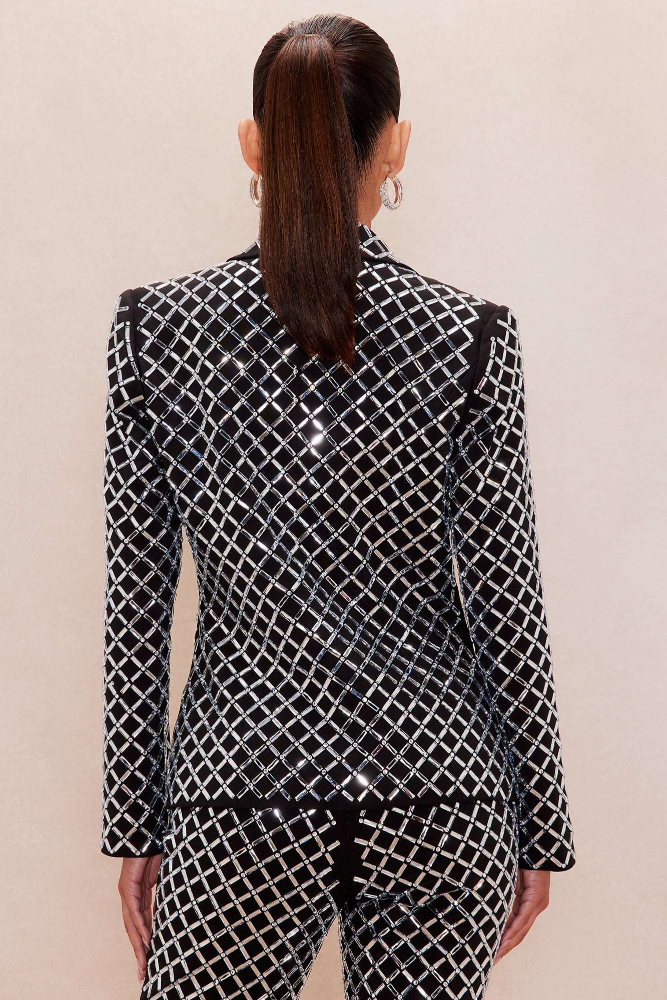 Koko Embellished Blazer - Black