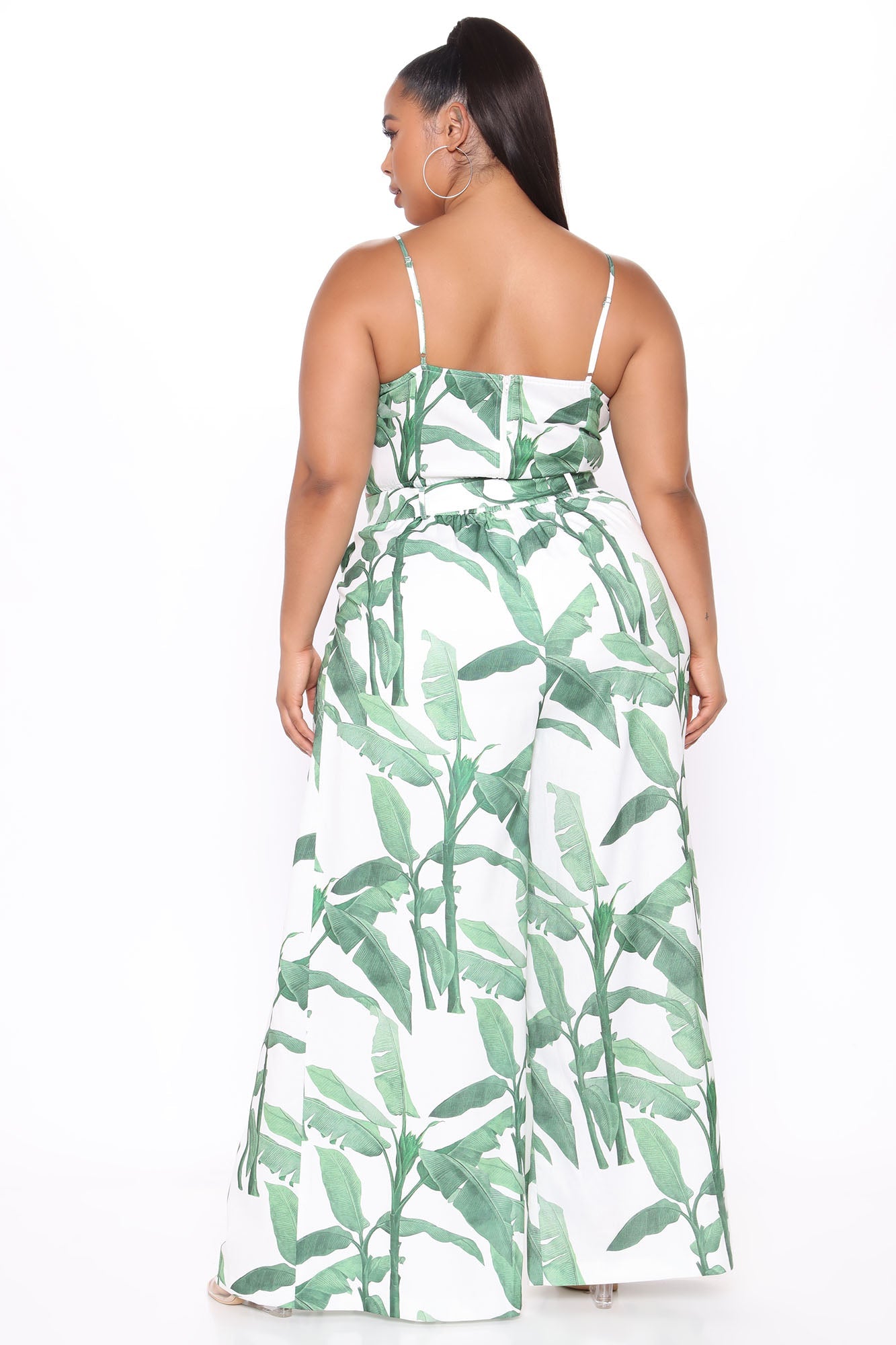 Ibiza Nights Tropical Pant Set - Green/combo