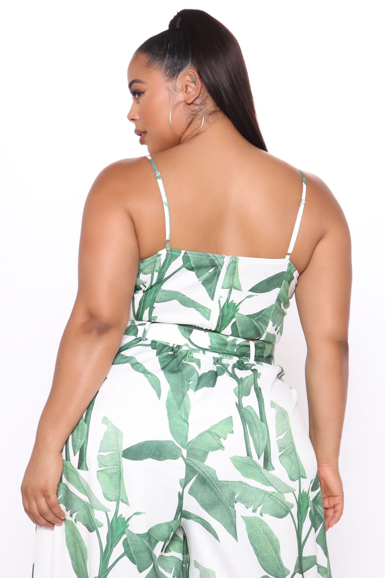 Ibiza Nights Tropical Pant Set - Green/combo