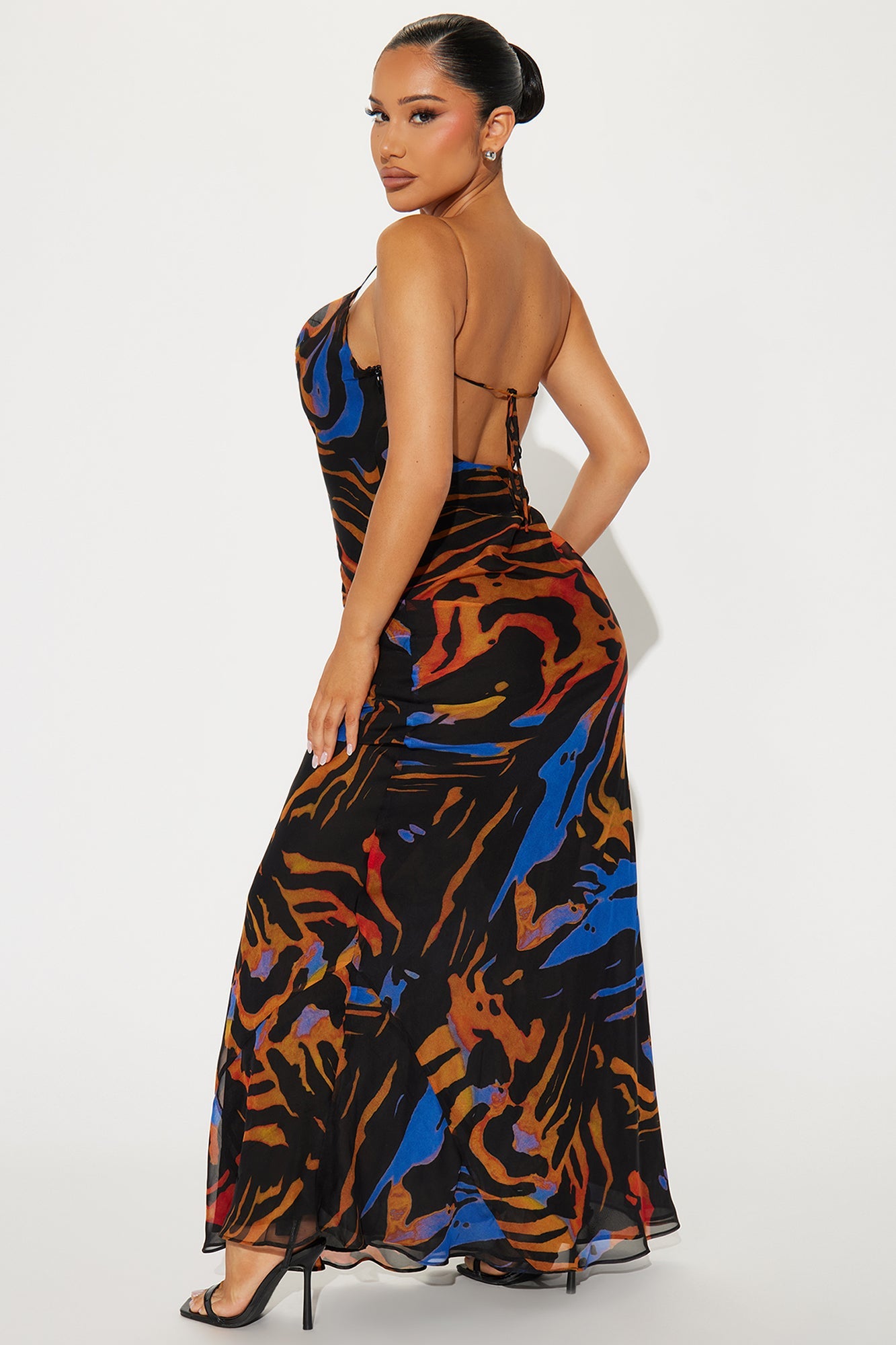 Laura Animal Maxi Dress - Multi Color