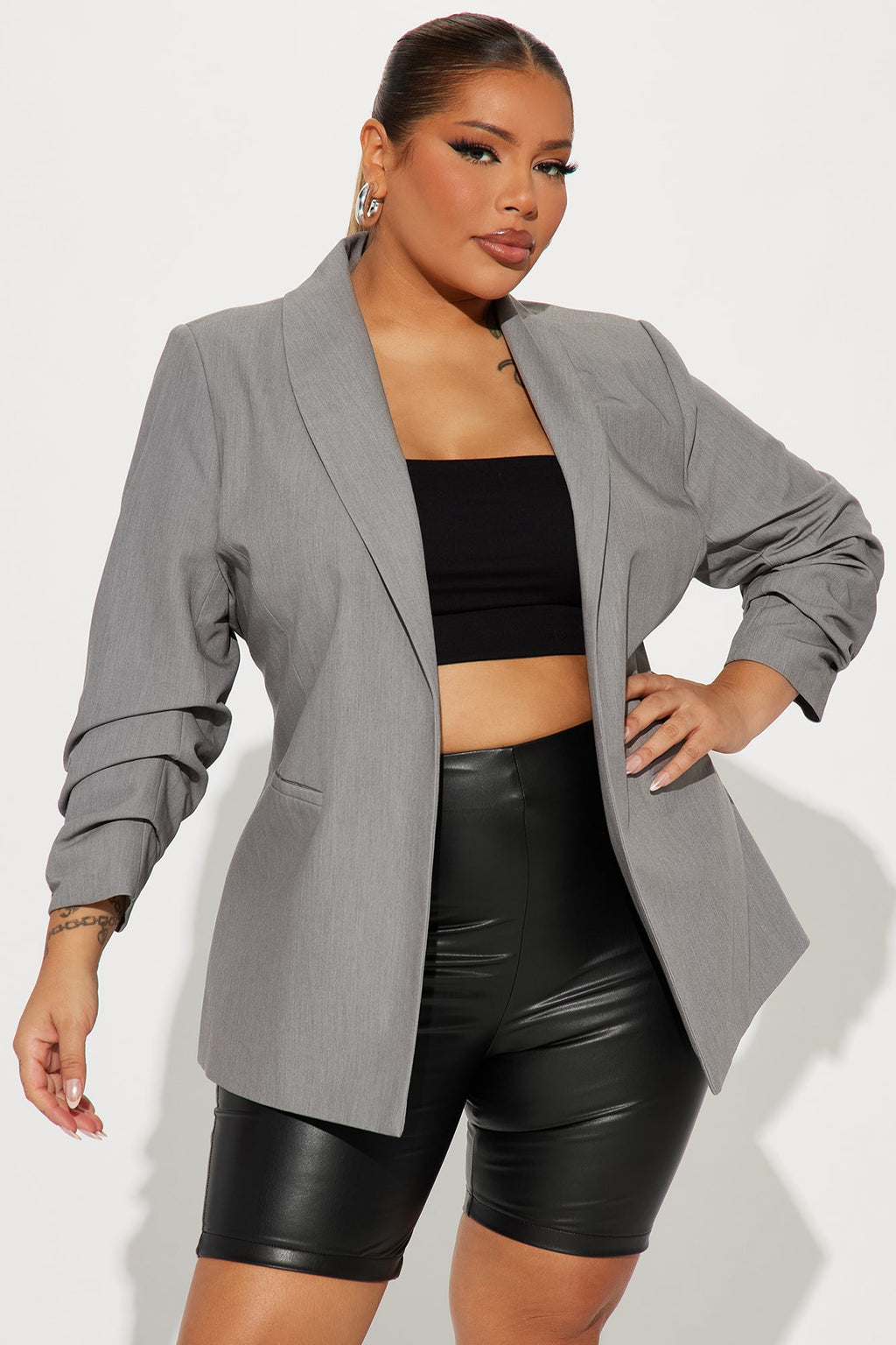 The Ashley Blazer - Grey