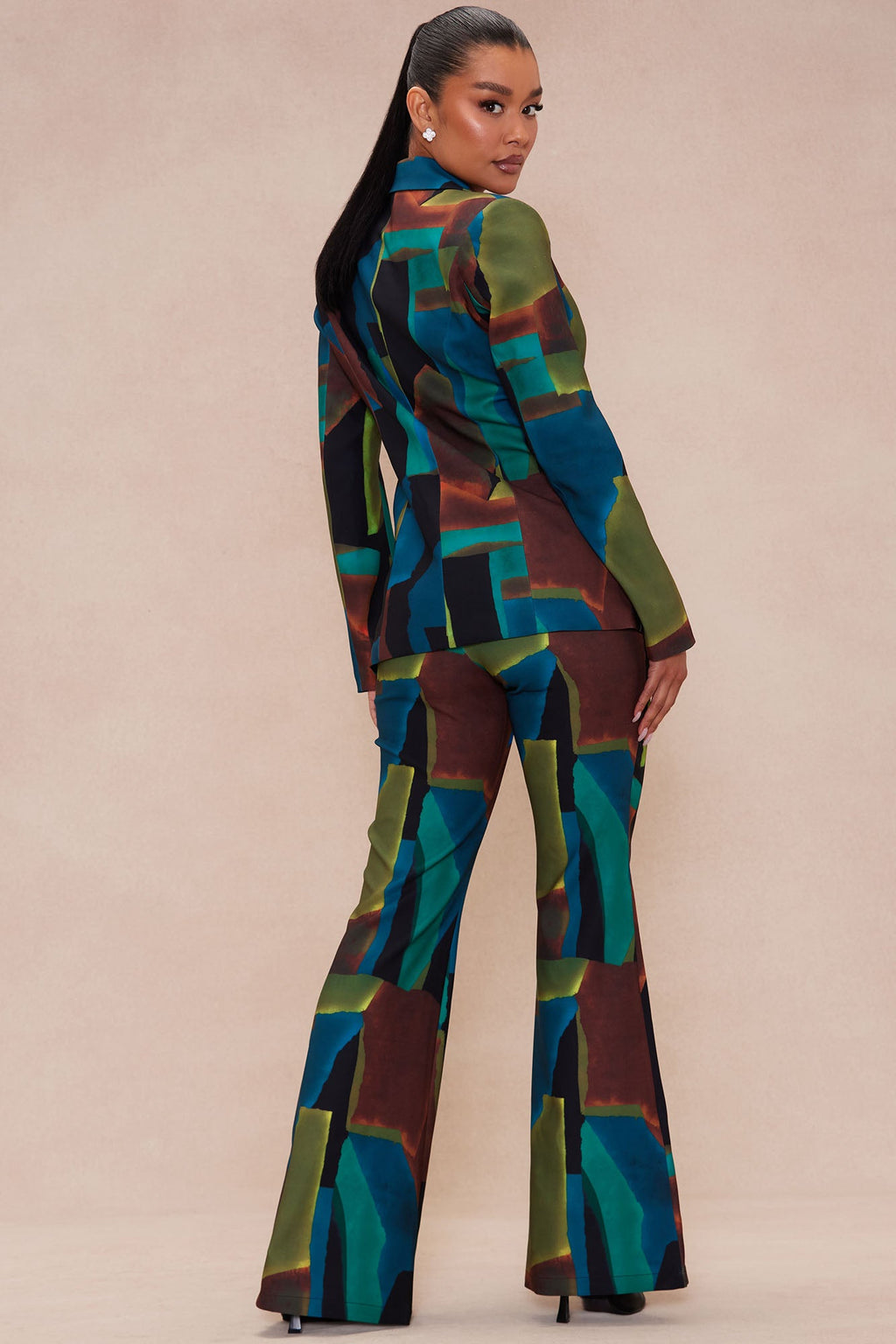 Mason Pant Suit Set - Blue/combo