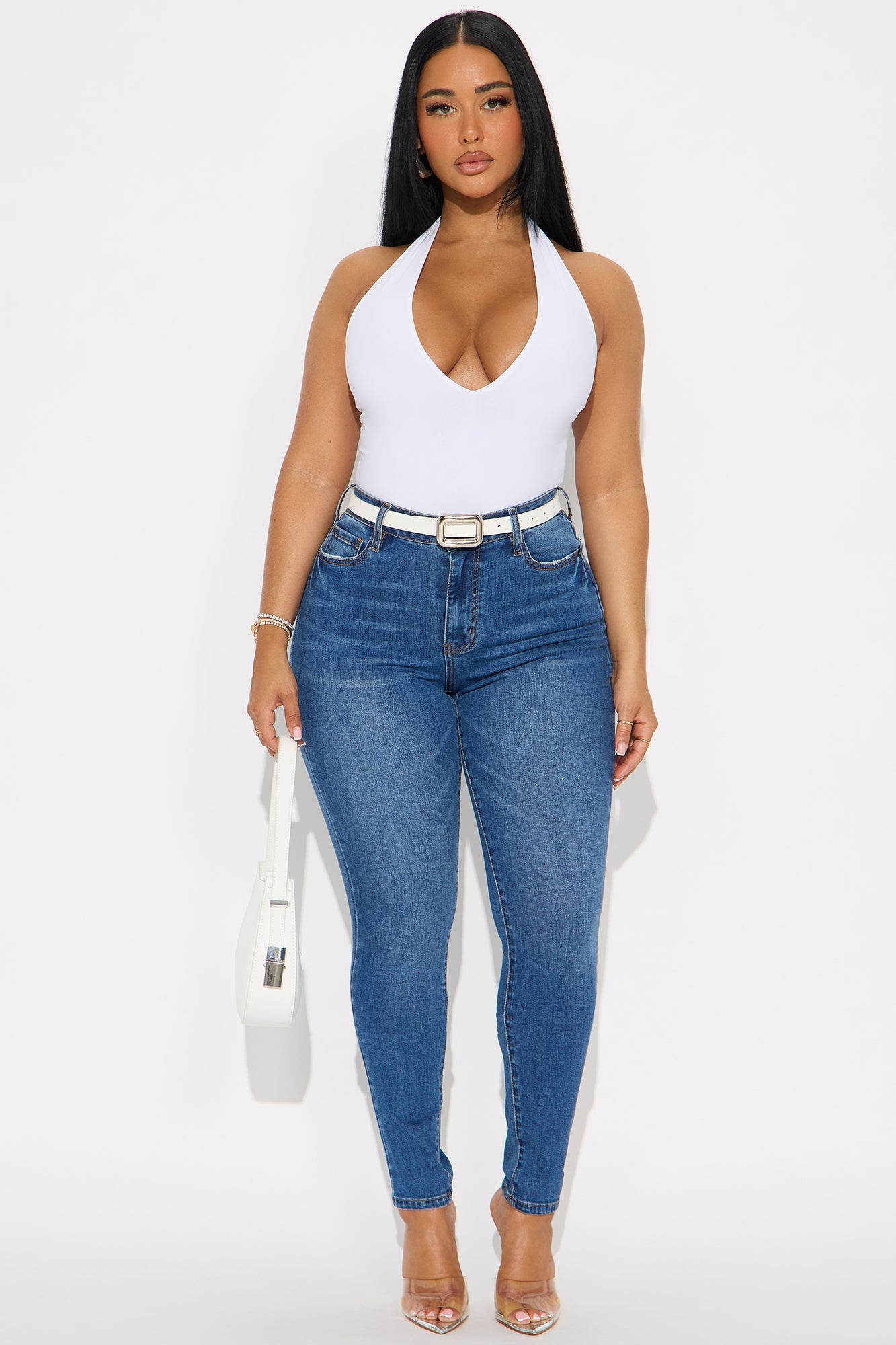 Tall Top Of The Line Stretch Skinny Jeans - Medium Wash