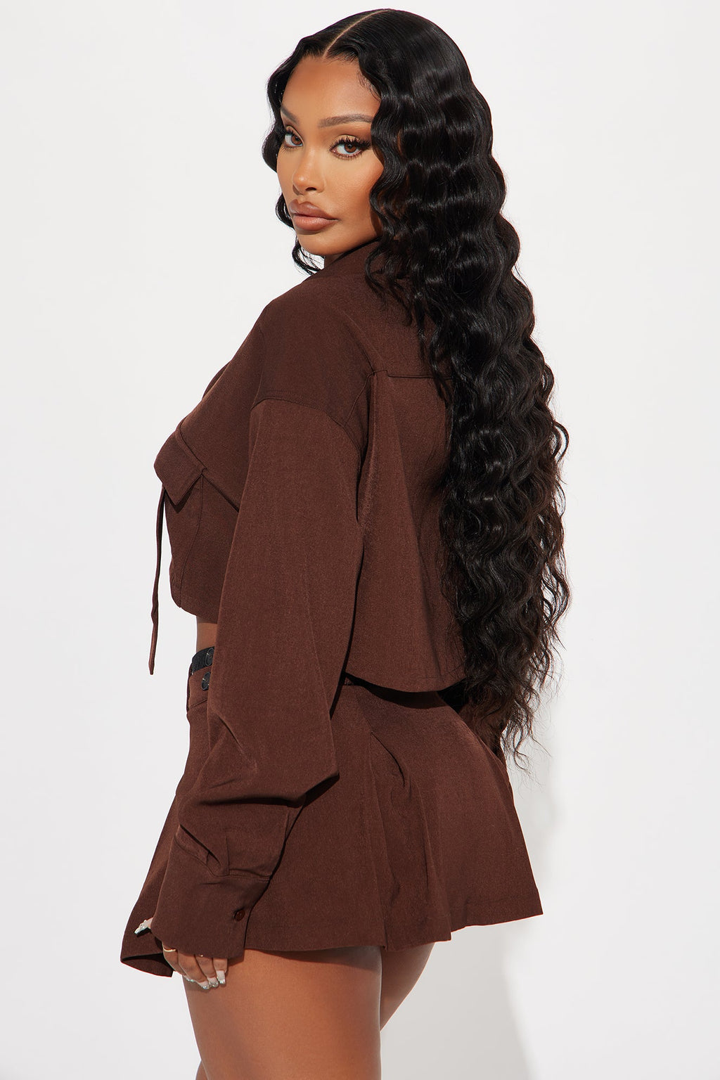 Fiona Skort Set - Chocolate