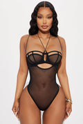 Love Like This Mesh Bodysuit - Black