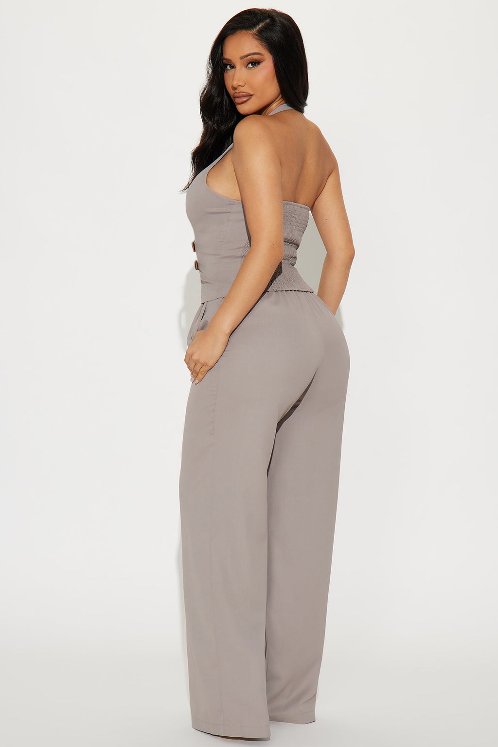 Brielle Pant Set - Grey
