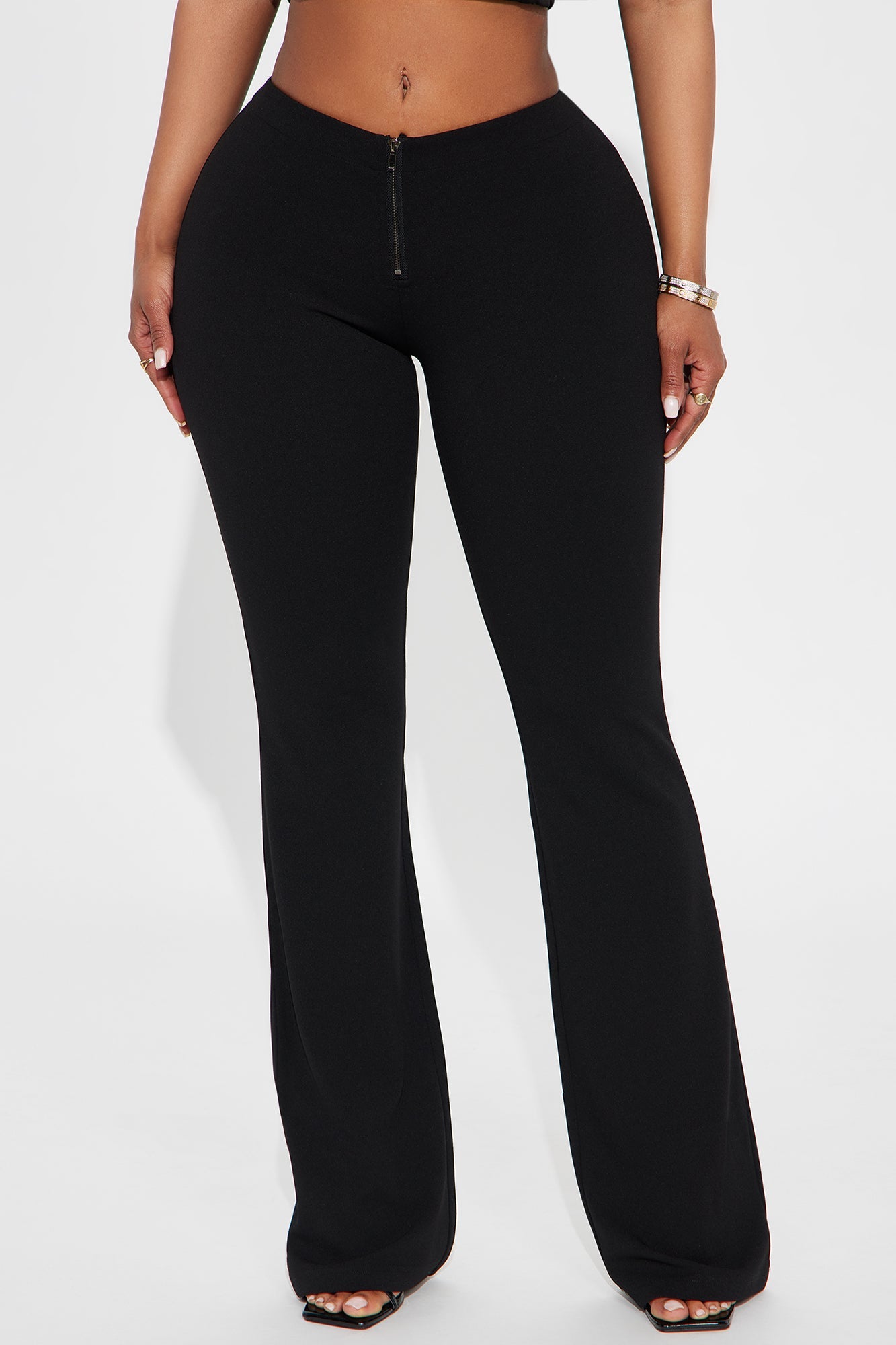 The Absolute Sweetest Low Rise Flare Pant - Black