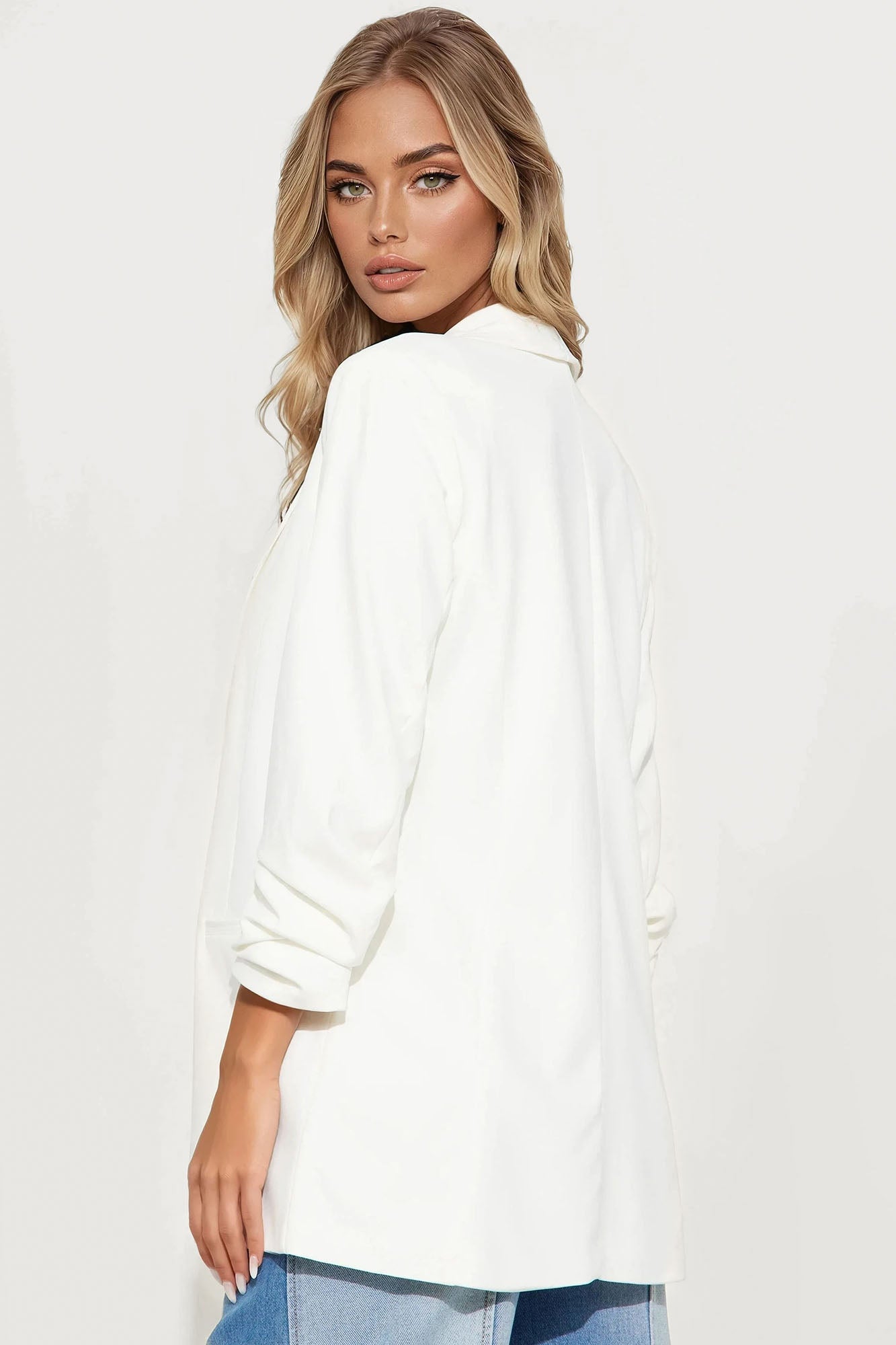 The Juliana Blazer - Ivory