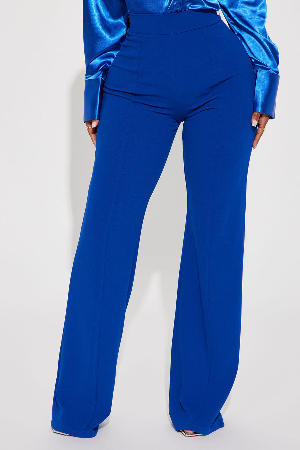 Victoria High Waisted Dress Pants - Royal