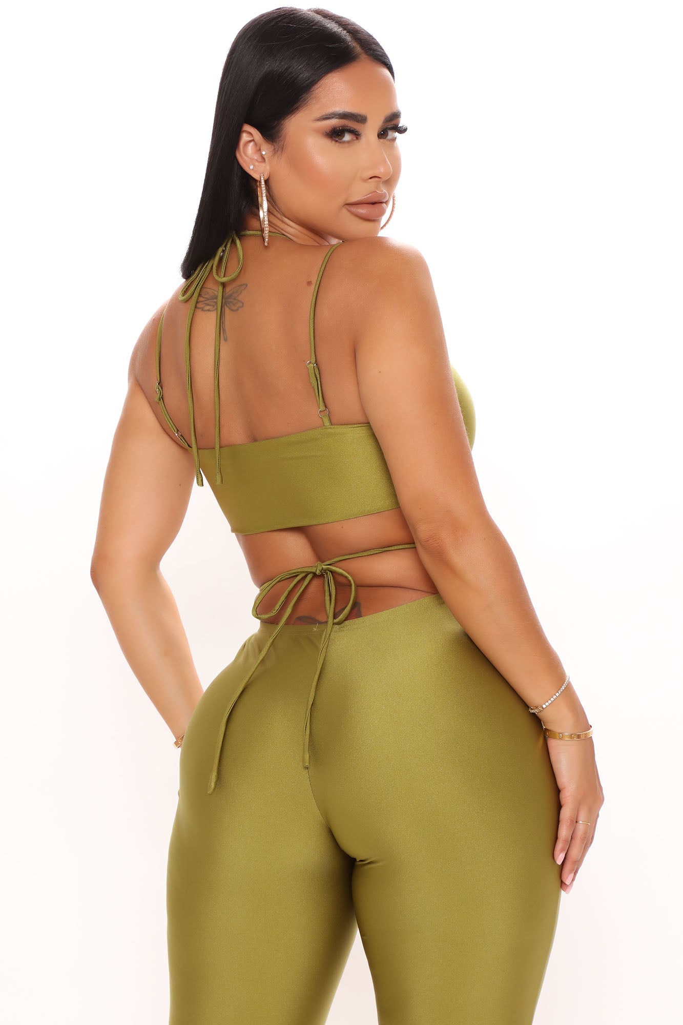 Be My Baby Pant Set - Olive