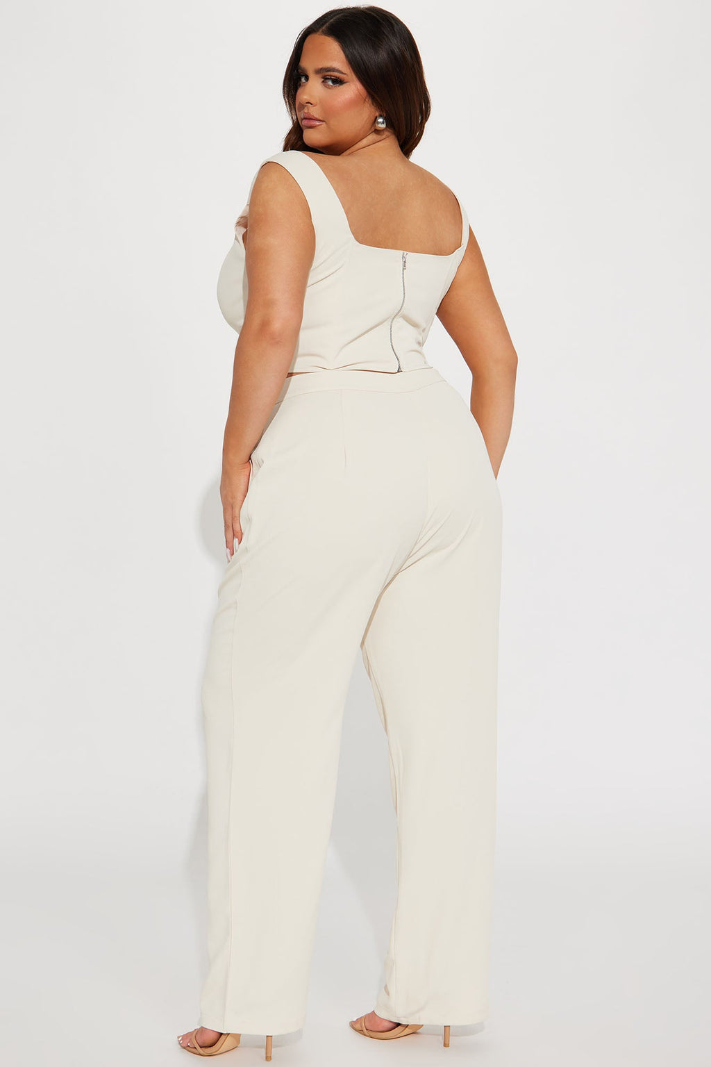 Karol Corset Pant Set - Cream