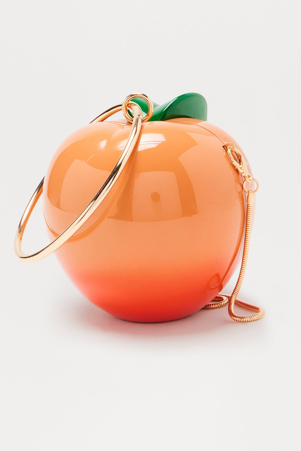 Peachy Keen Novelty Clutch - Orange/combo