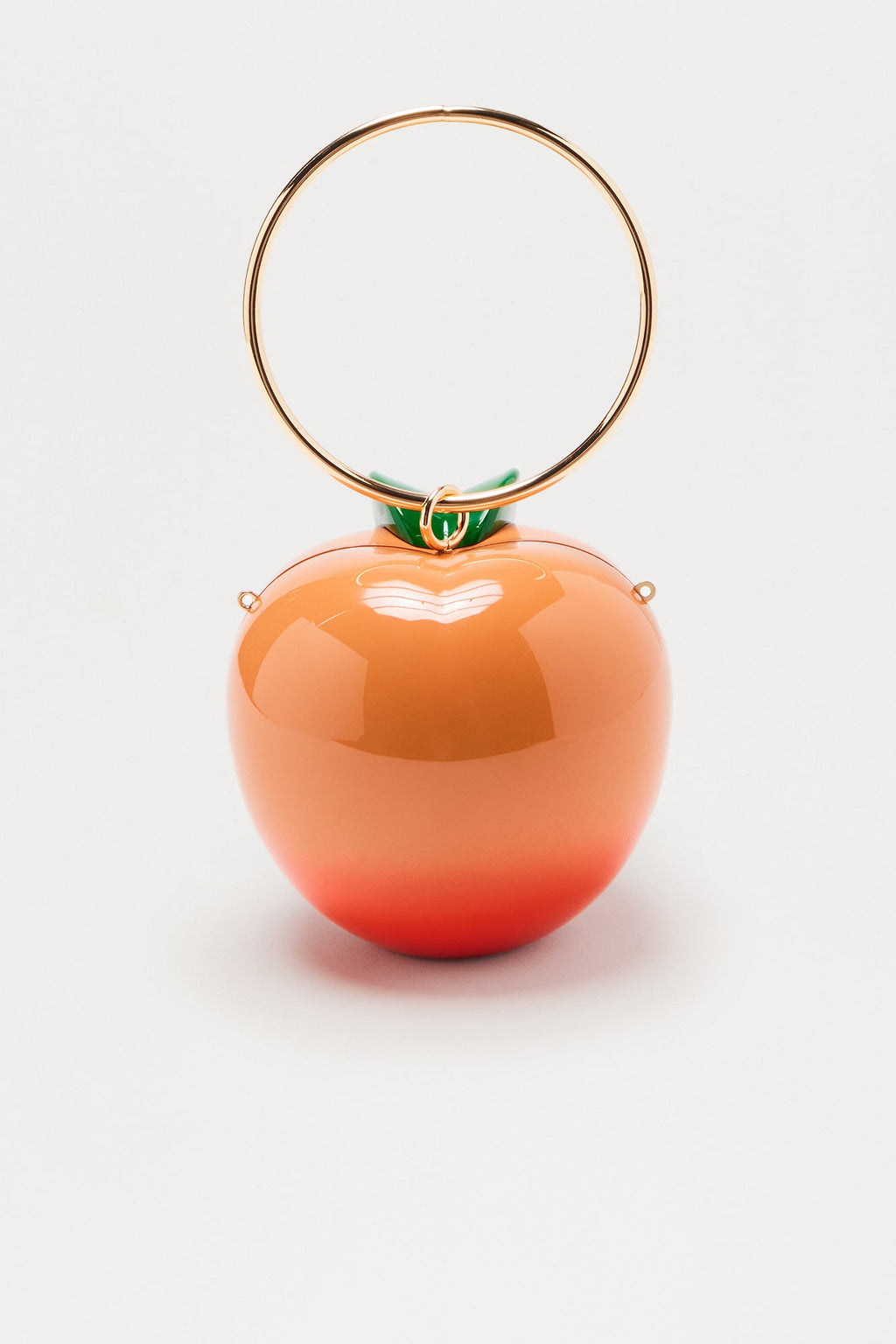 Peachy Keen Novelty Clutch - Orange/combo