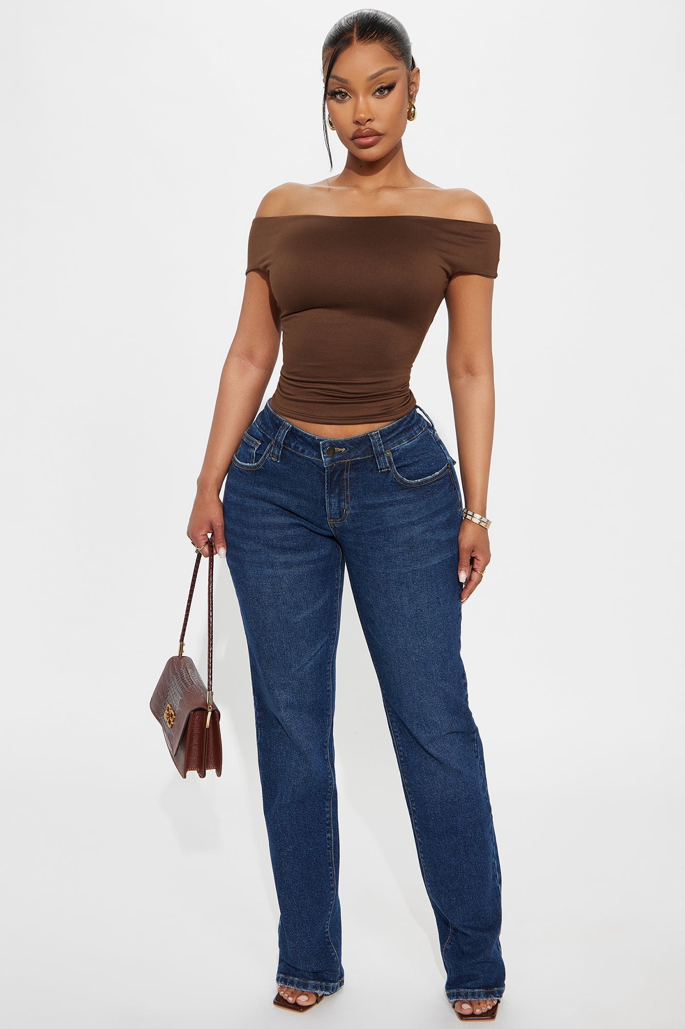 Sicily Straight Leg Jeans - Dark Wash