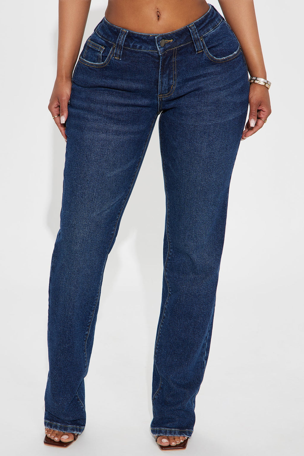 Sicily Straight Leg Jeans - Dark Wash