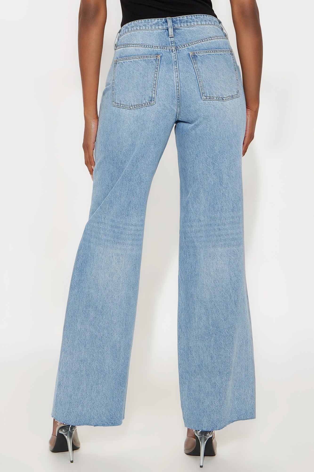 Tall Tough Love Baggy Ripped Straight Leg Jean - Medium Wash