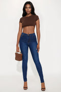 Tall Marilyn High Waisted Skinny Jeans - Dark Wash