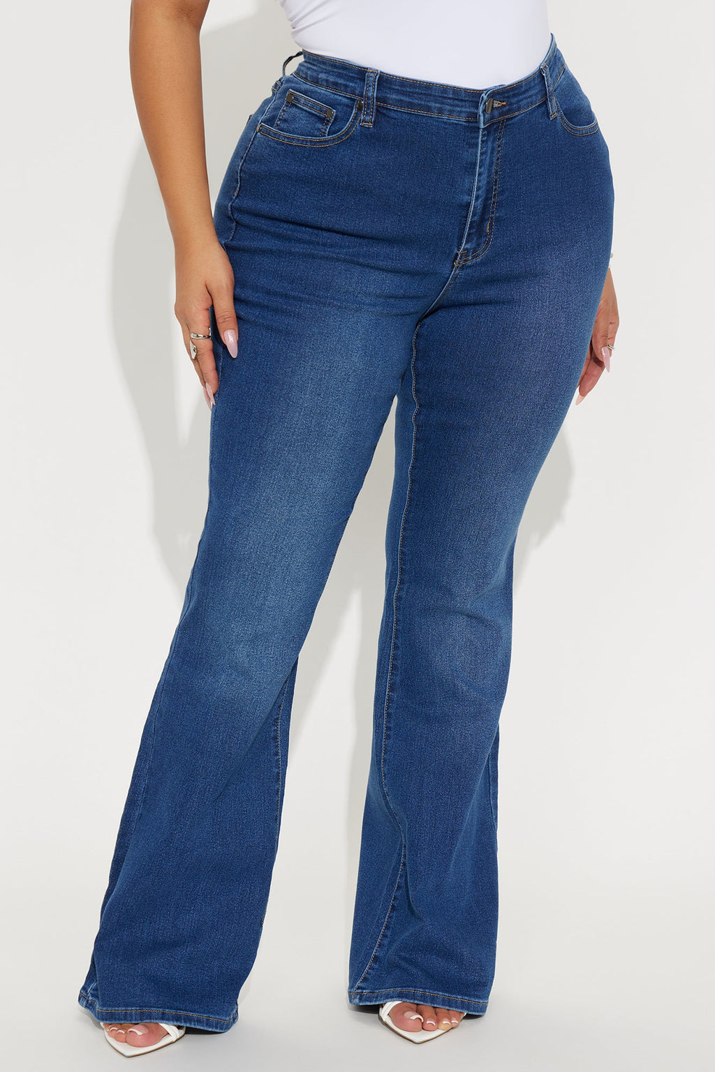 Everyday Low Rise Flare Jeans - Dark Wash