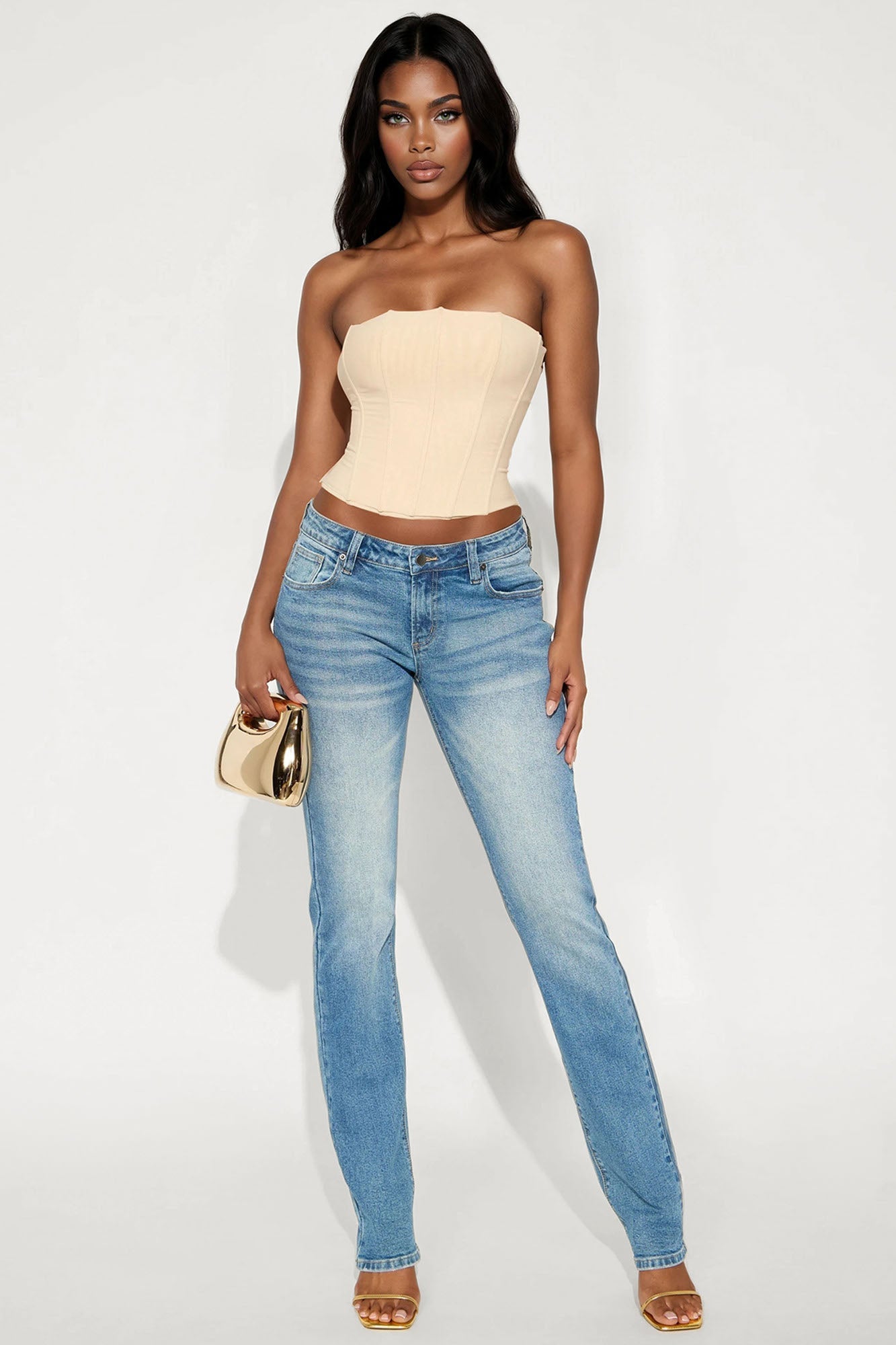 Tall Sicily Straight Leg Jeans - Medium Wash