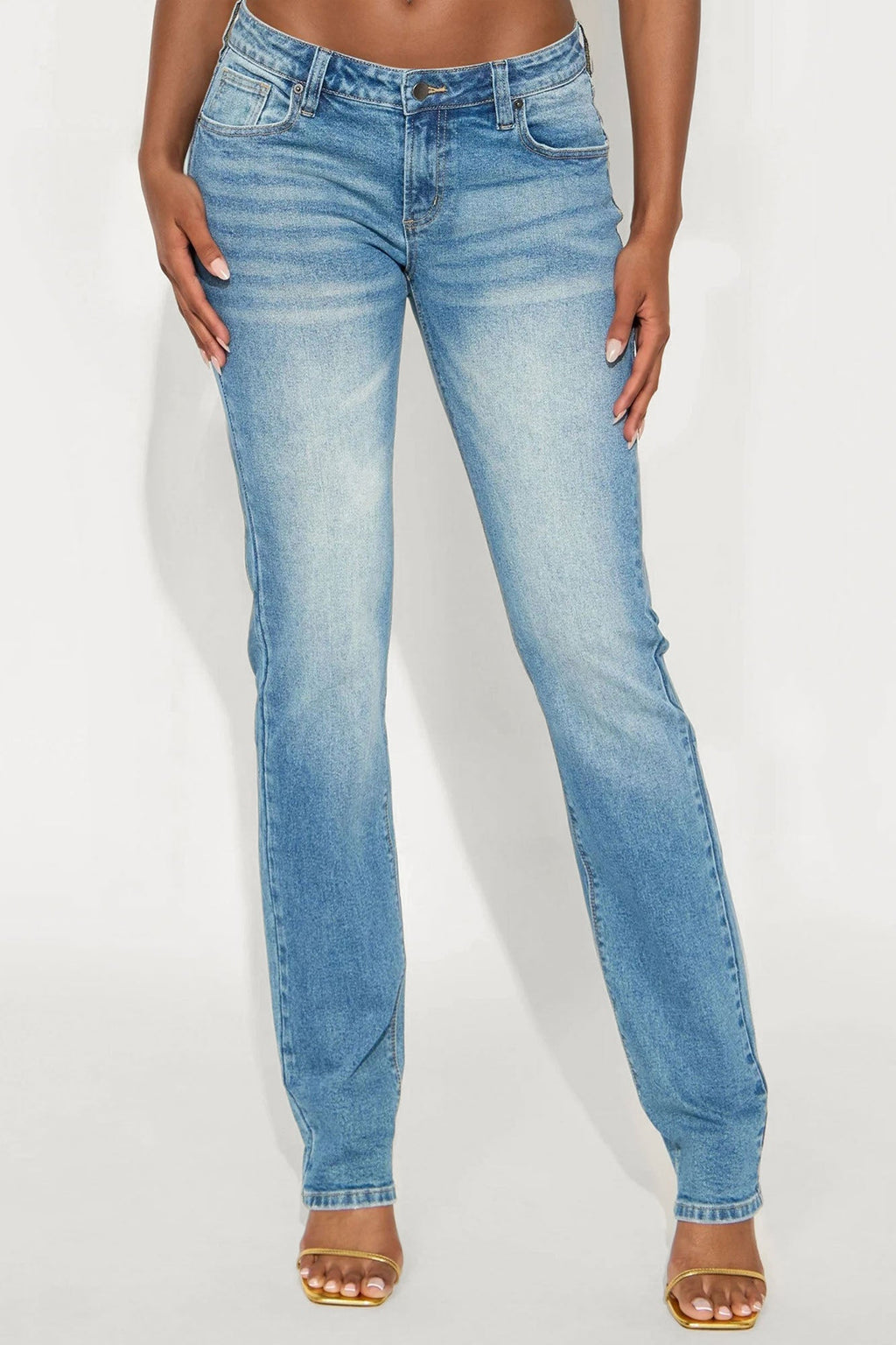 Tall Sicily Straight Leg Jeans - Medium Wash