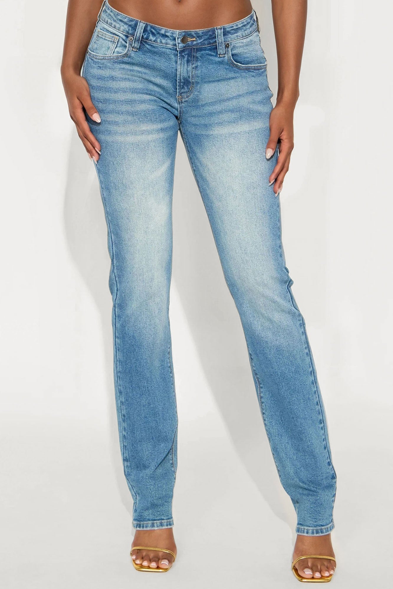 Tall Sicily Straight Leg Jeans - Medium Wash