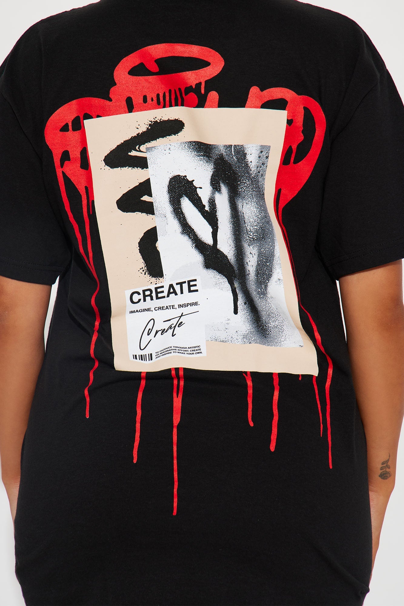 Create What You Love Graphic Tee - Black