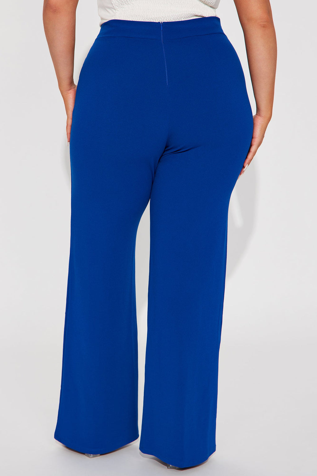 Victoria High Waisted Dress Pants - Royal